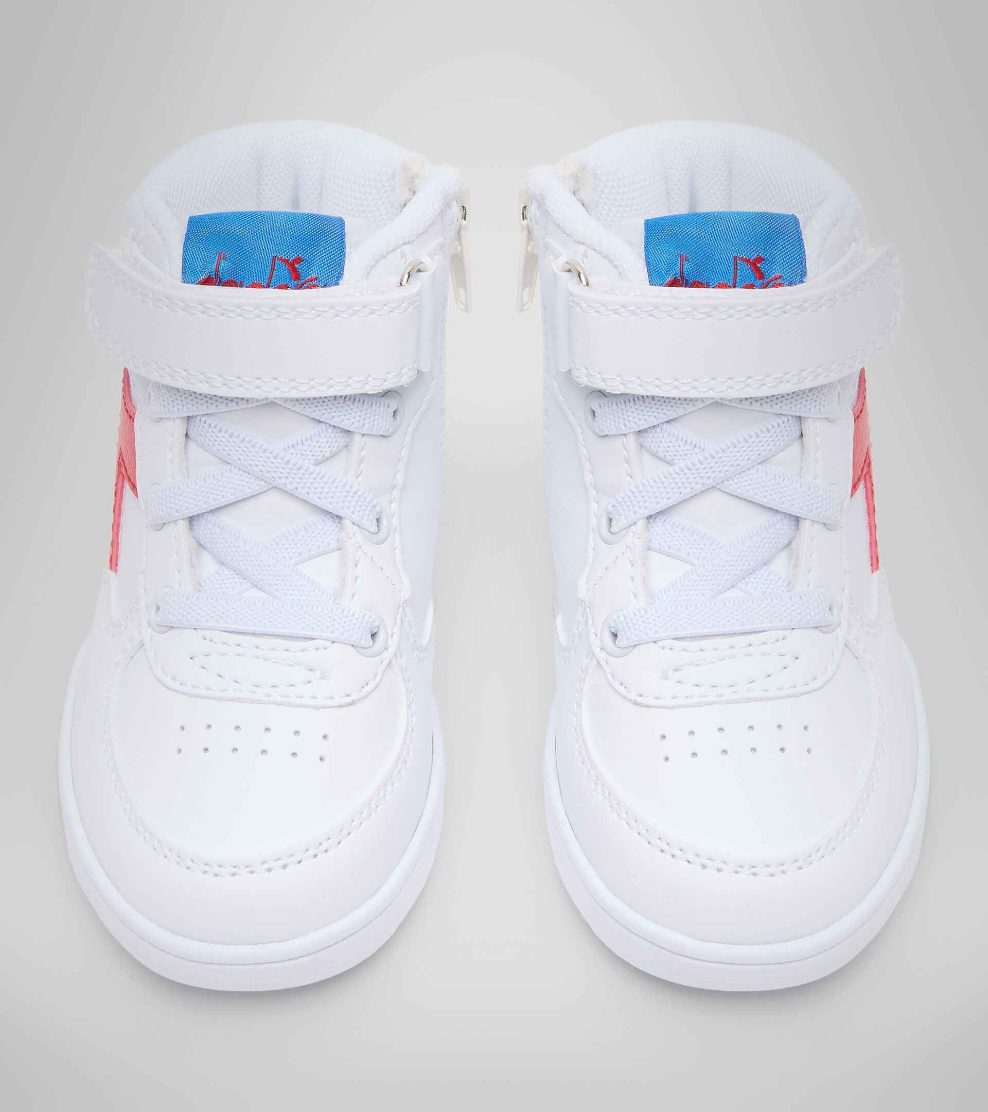 Sports shoes - Toddlers 1-4 years RAPTOR MID TD WHITE/TOMATO RED - Diadora
