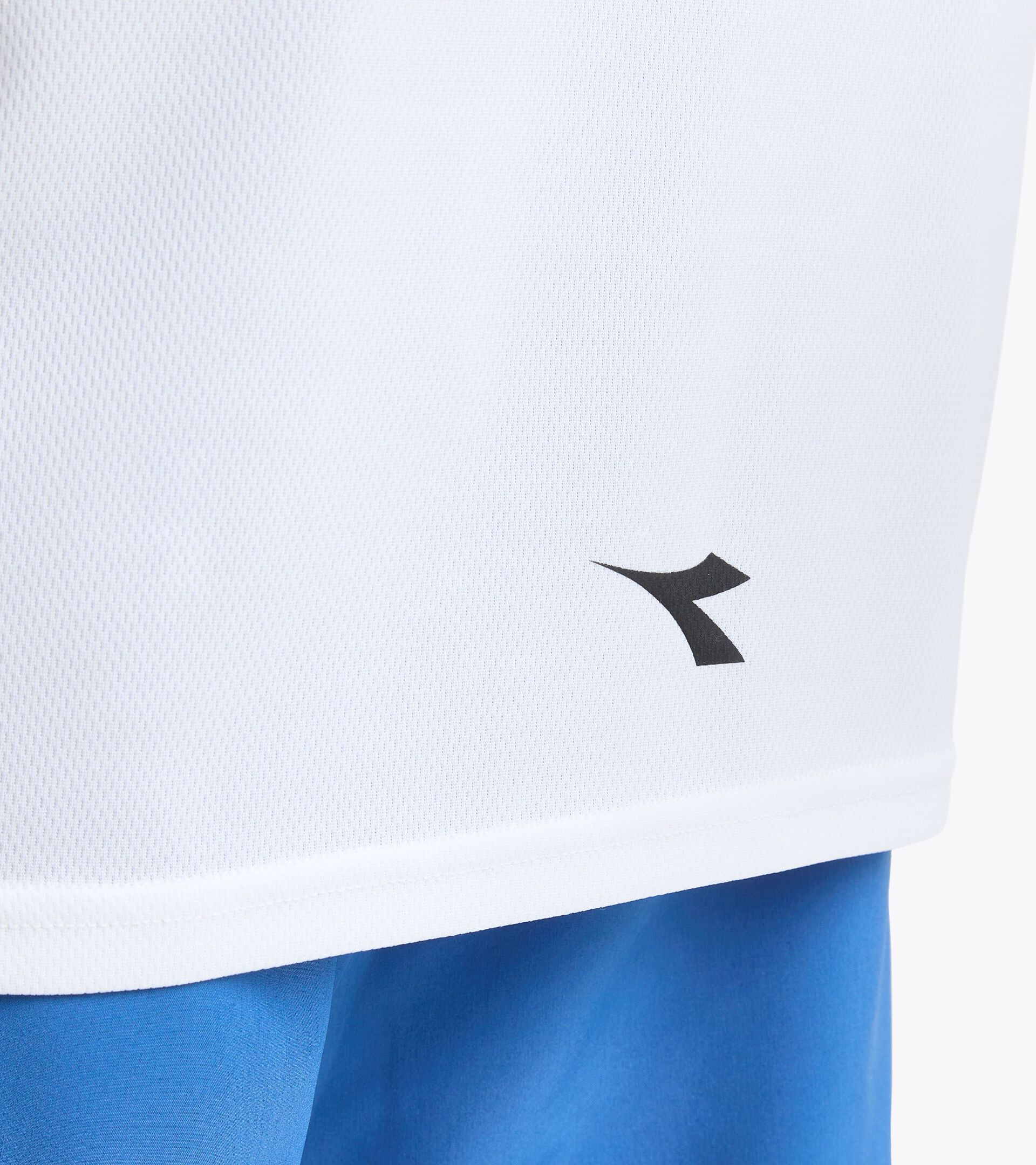 Camiseta de tenis - Hombre SS CORE T-SHIRT T BLANCO VIVO/NEGRO - Diadora