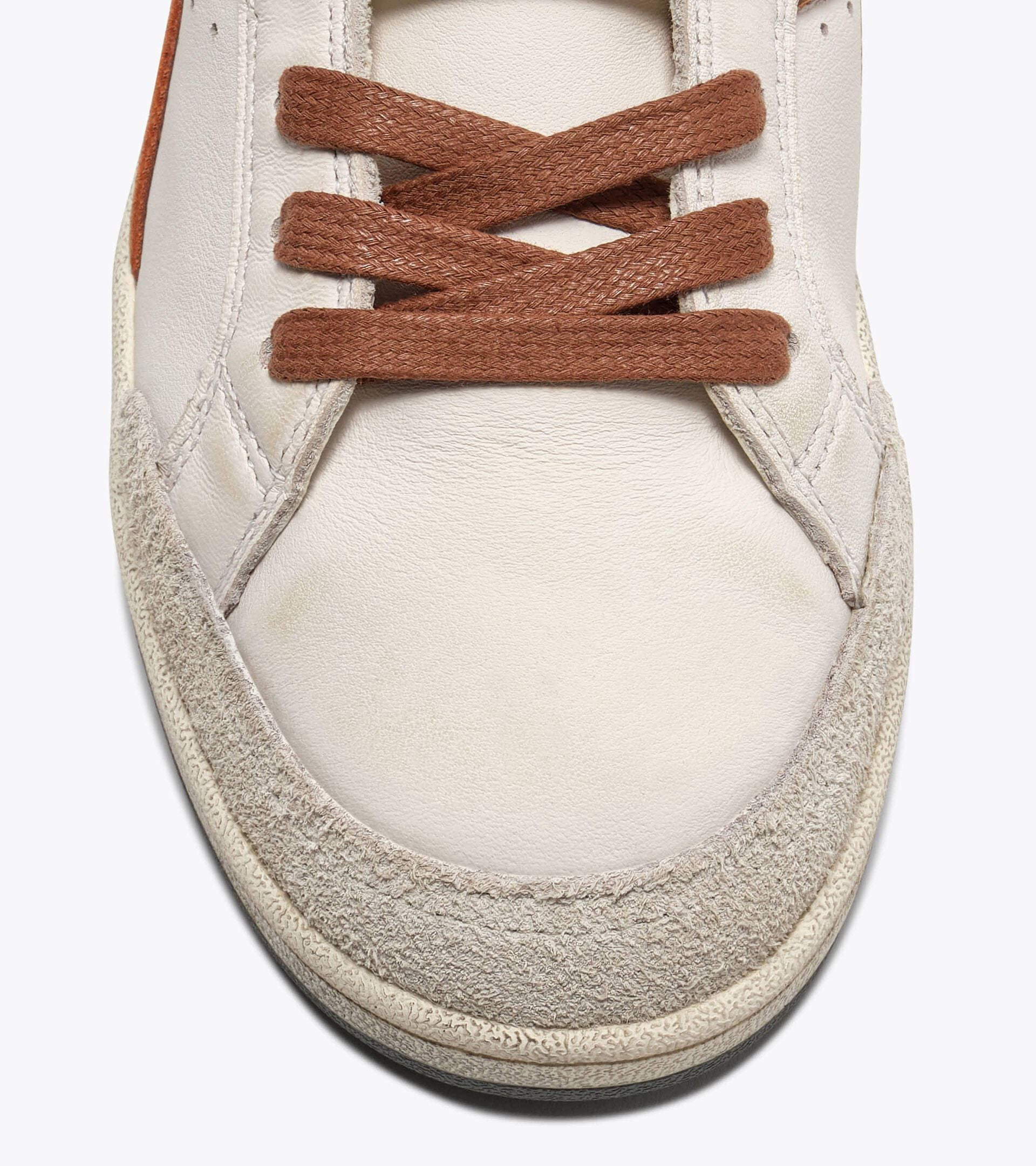 Heritage sneaker made from leather - All-gender PRESTIGE USED WHITE/BROWN - Diadora