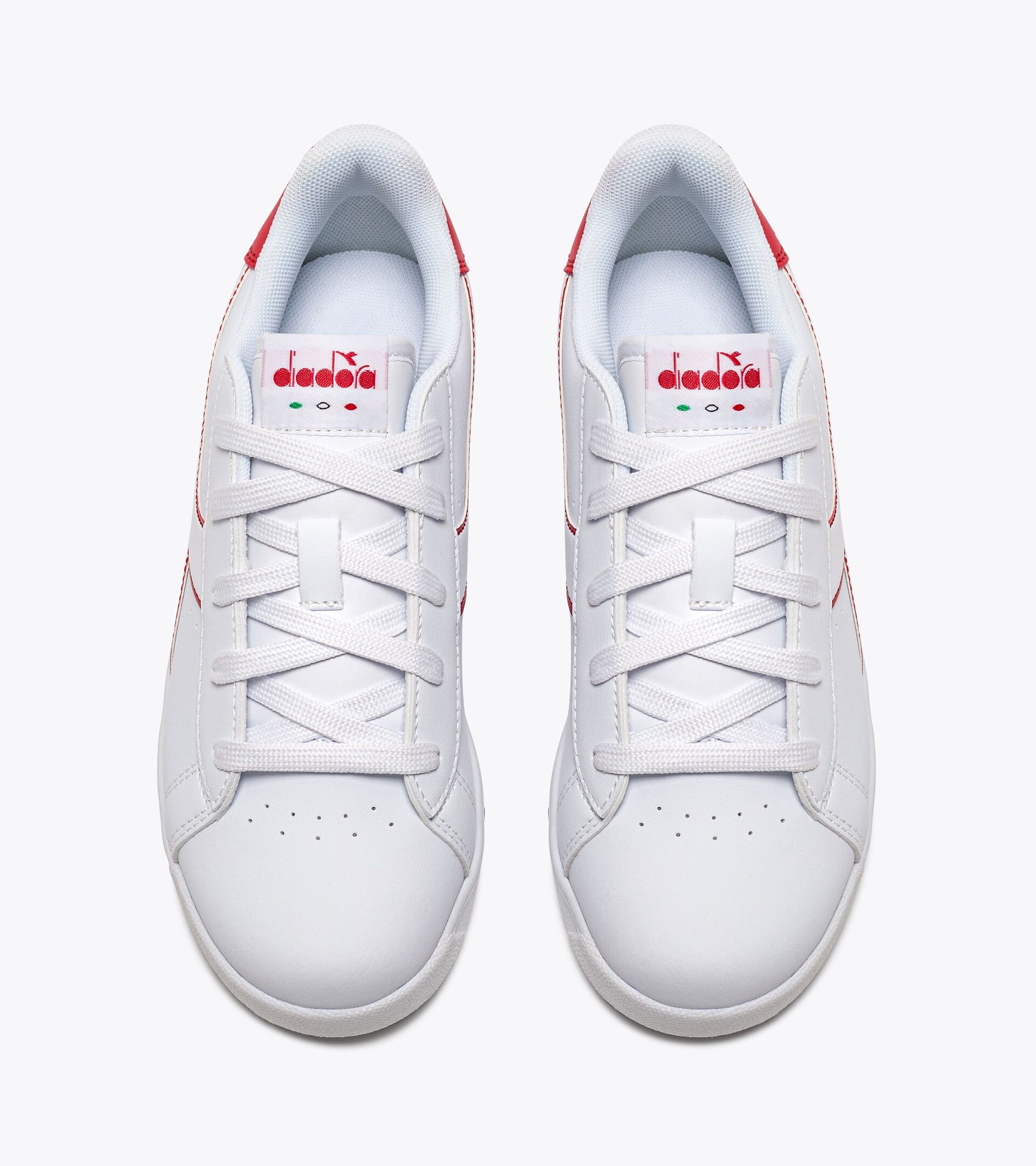 Sportschuh - Jugendliche 8-16 Jahren GAME P GS WEISS/BITTERSUBROT - Diadora
