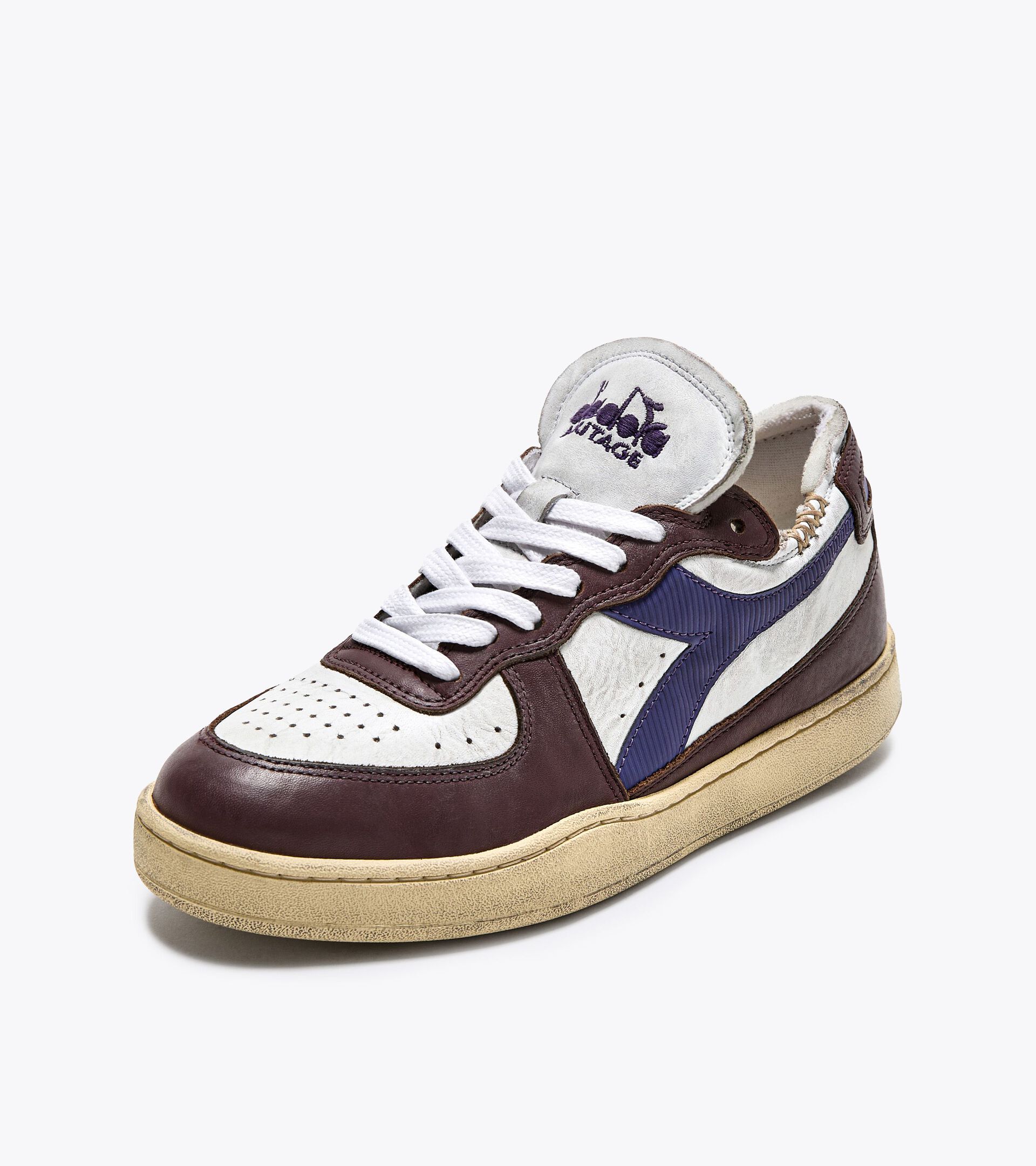 Heritage shoe - Gender Neutral MI BASKET ROW CUT ROSE TAUPE - Diadora
