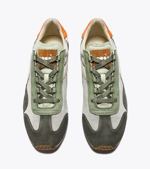 EQUIPE DIRTY SW EVO, FOG GREEN Low-profile Heritage sneaker - All-gender EQUIPE DIRTY SW EVO FOG GREEN - Diadora