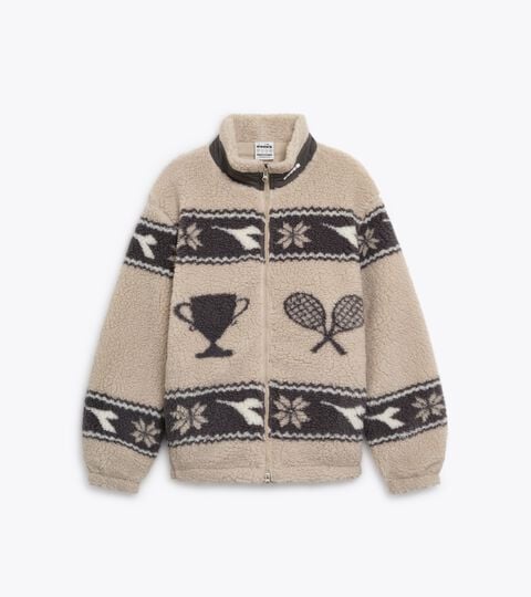 Gilet réversible en polaire - Exclusivité boutique en ligne et Store de Cortina - Femme
 REVERSIBLE POLAR FLEECE JACKET BEIGE - Diadora