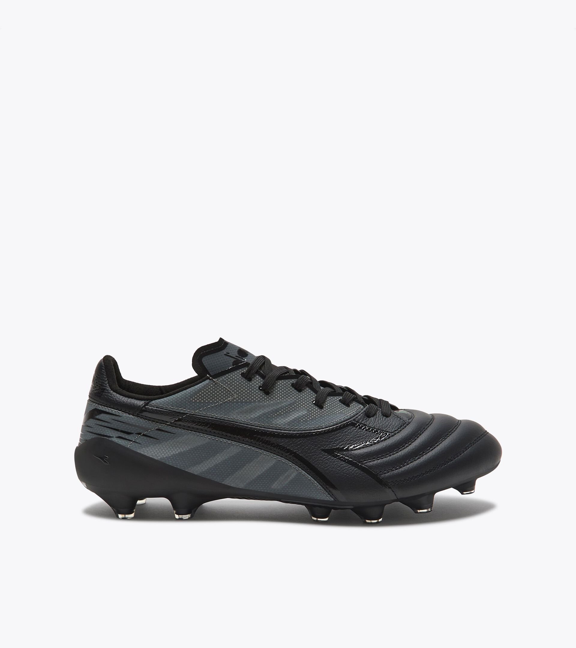 Firm ground football boots - Made in Italy BRASIL ELITE VELOCE ITA LPX BLACK - Diadora
