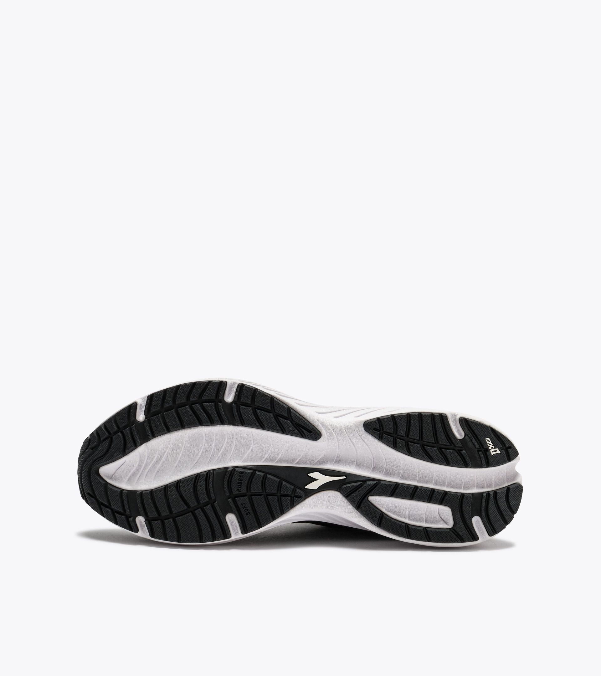 Neutral running shoes -  Men&rsquo;s STRADA 3 BLACK/SILVER/WHITE - Diadora