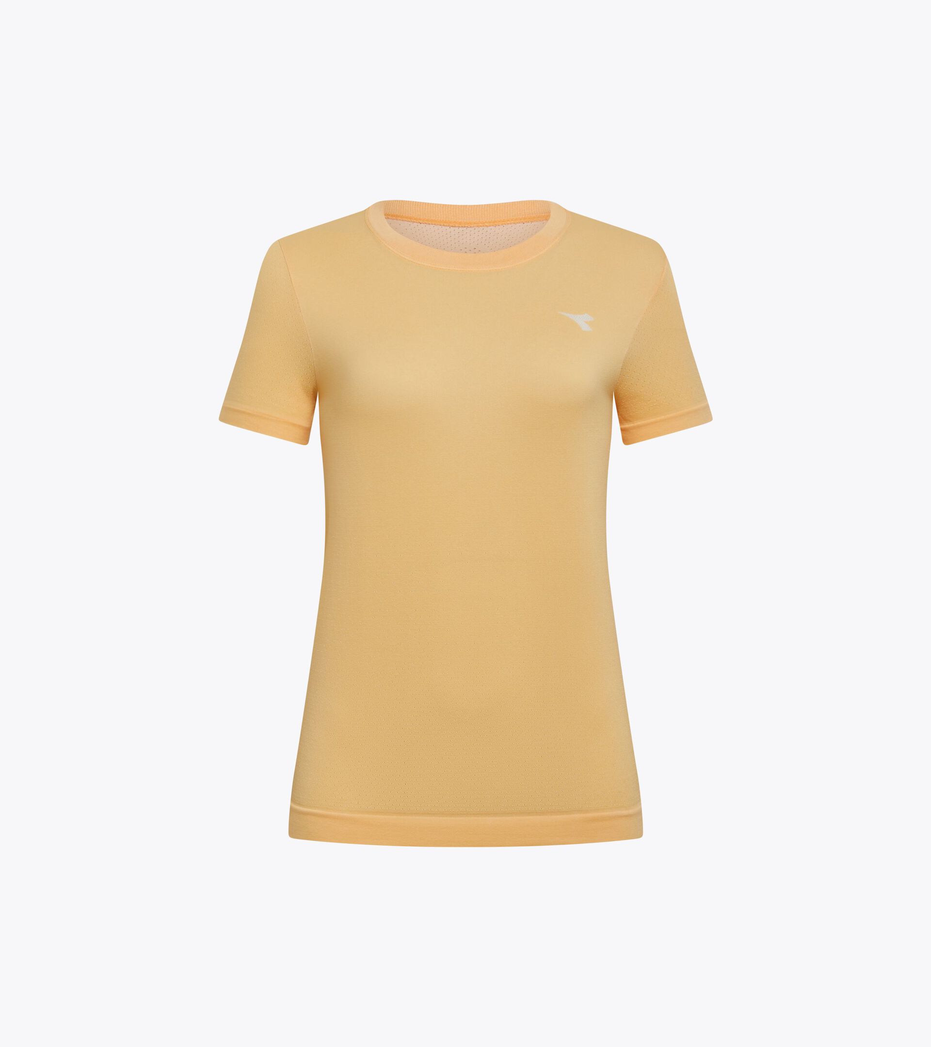 T-shirt da running senza cuciture - Made in Italy - Donna L. SS T-SHIRT SKIN FRIENDLY GIALLO SABBIA - Diadora