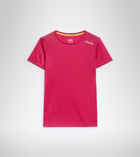 L. SS CORE TEE, ROSE VOYANT T-shirt de running - Femme L. SS CORE TEE ROSE VOYANT - Diadora