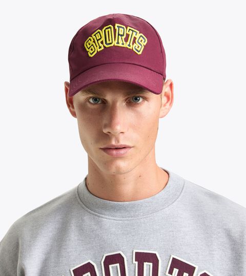 Hat - 100% Cotton CAP LEGACY MALAGA RED - Diadora