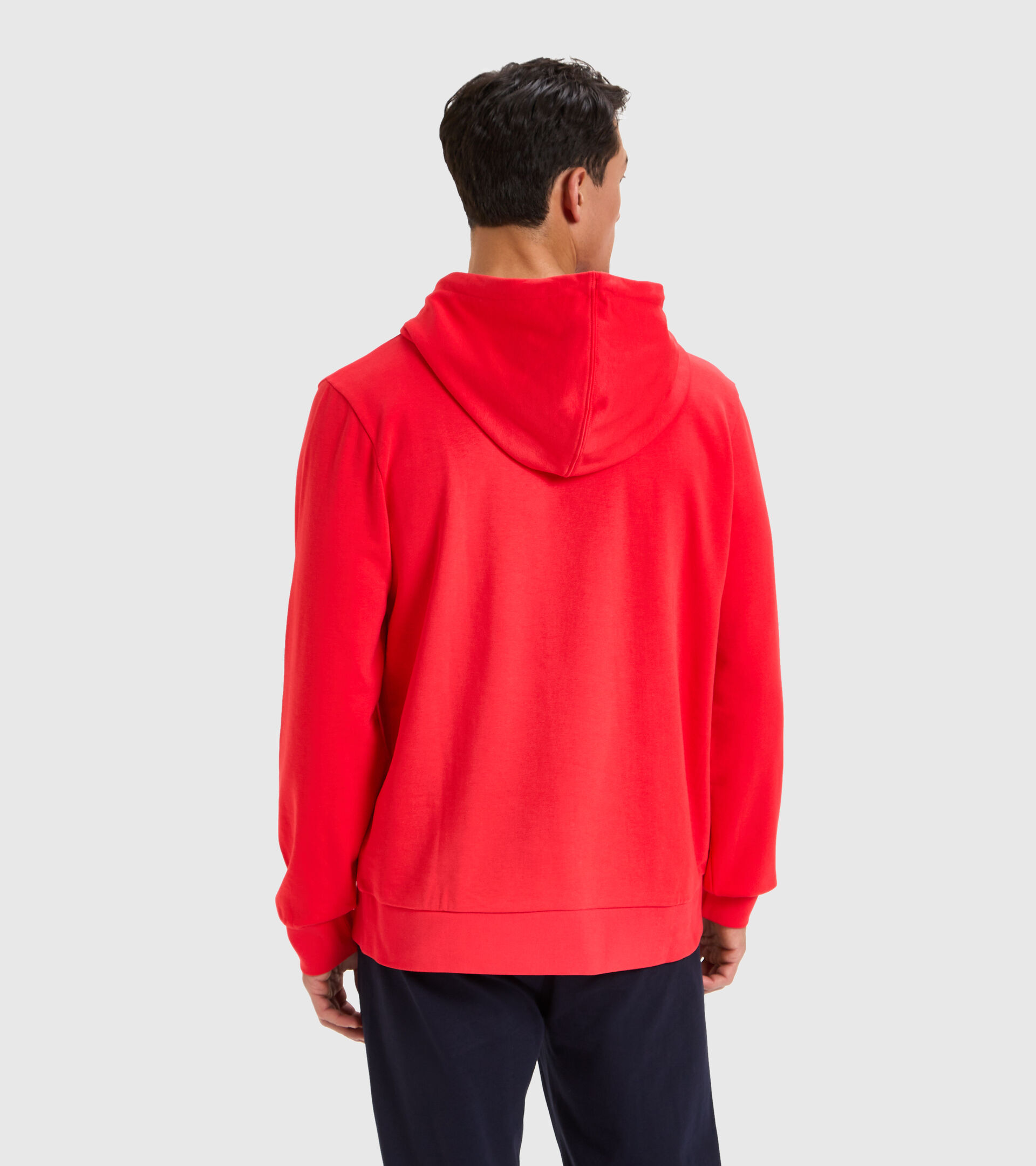Cotton hoodie - Men HOODIE CHROMIA POPPY RED - Diadora