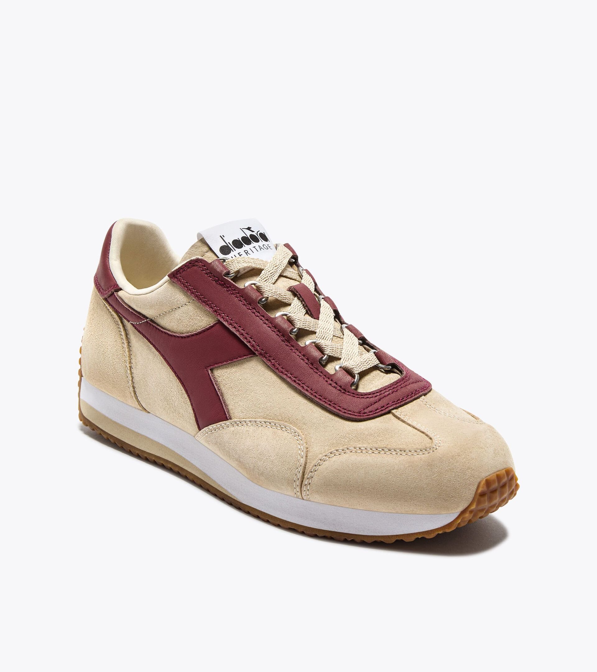 Sneaker Heritage aus Leder mit niedrigem Profil - Für alle Geschlechter EQUIPE '75 SW AUSTERNGRAU - Diadora