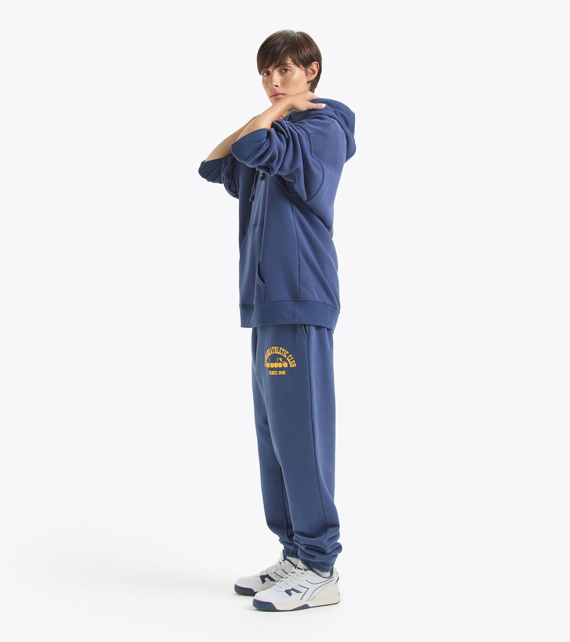 Felpa con cappuccio - Gender Neutral HOODIE 1948 ATHL. CLUB BLU OCEANA - Diadora