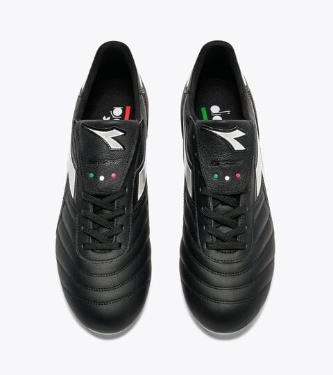 Scarpa da calcio Made In Italy per terreni compatti - Per ogni genere
 BRASIL ICON ITA OG LT+ MDPU NERO/BIANCO - Diadora