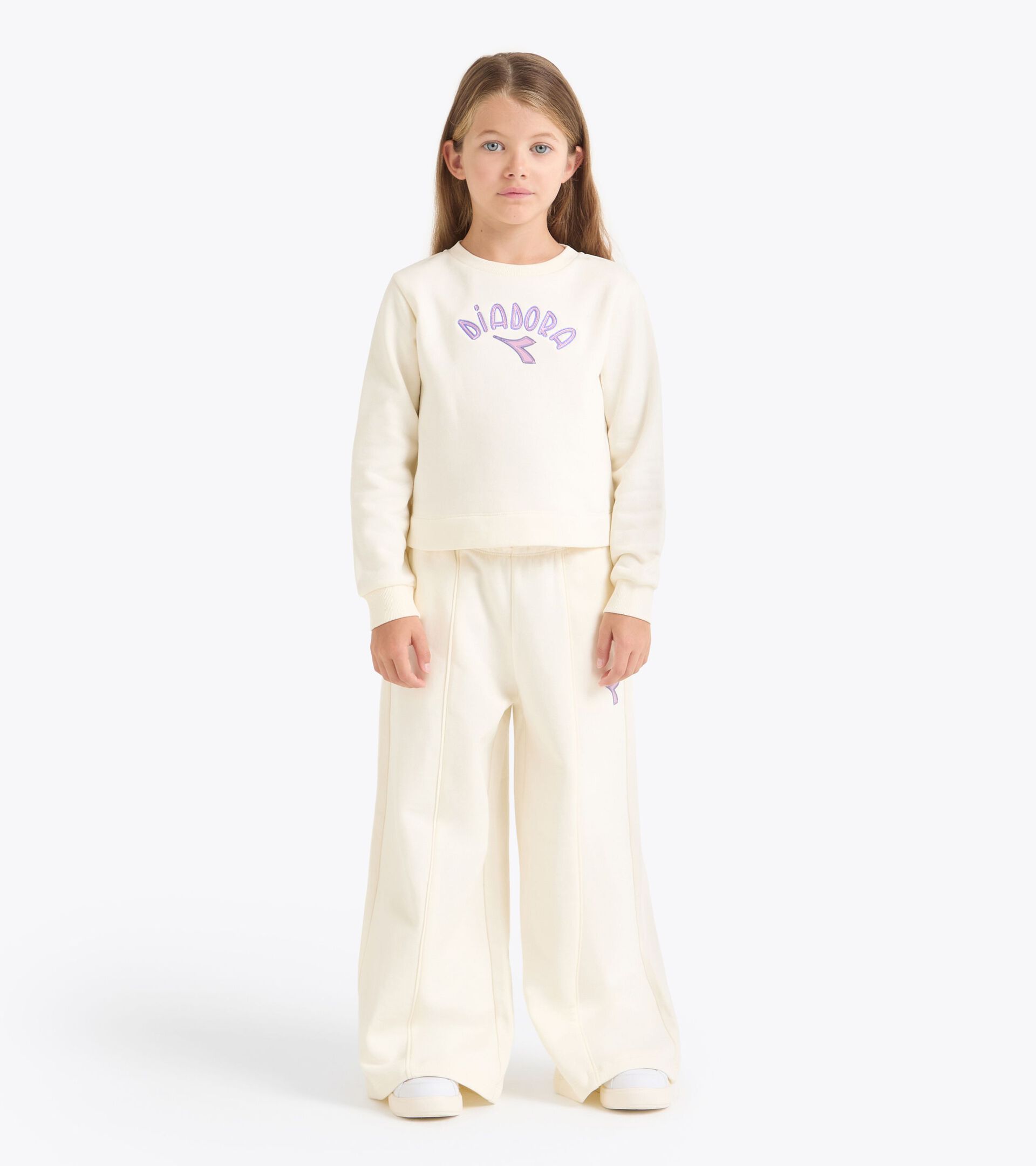 Coordinated tracksuit - Girl
 JG. TRACKSUIT (BR) GARDENIA WHITE - Diadora