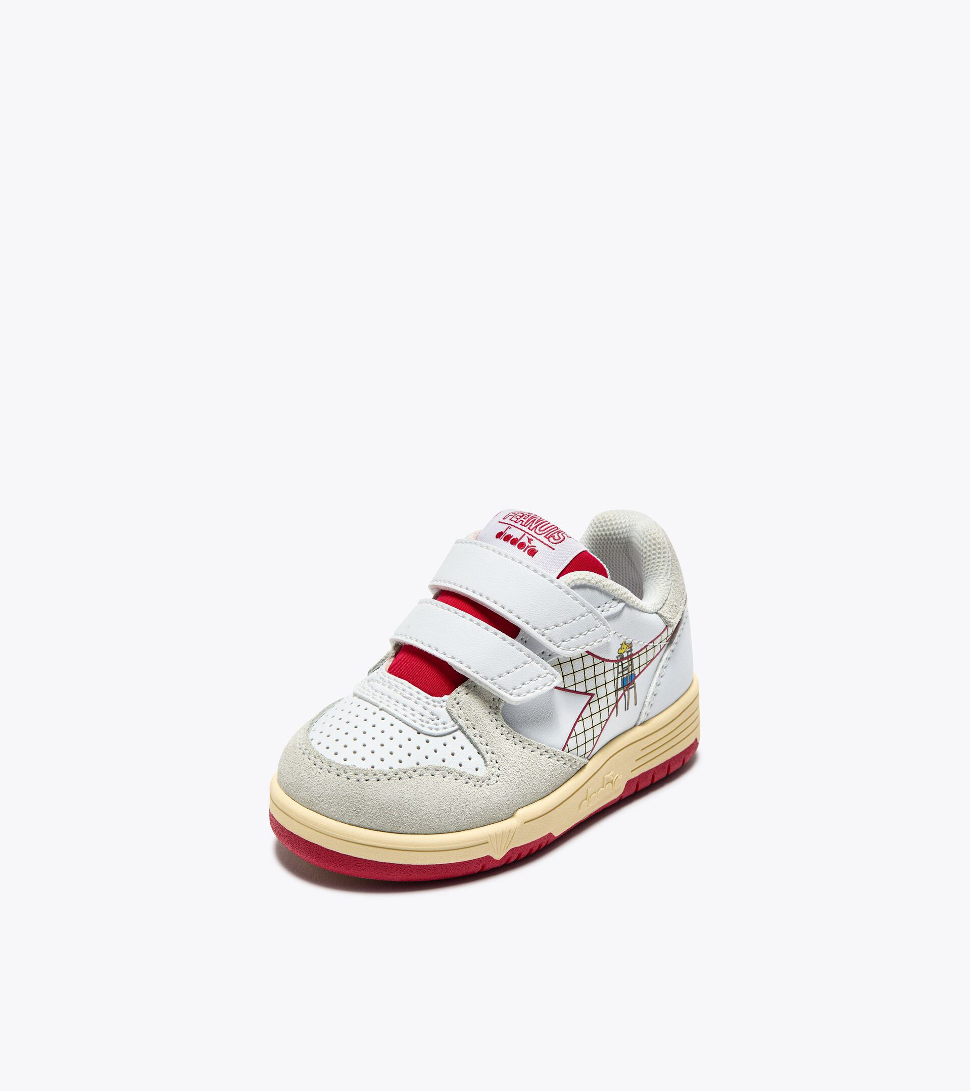Sneaker sportiva Peanuts - Bambini e bambine - 1-4  anni  DEUCE PEANUTS TD BIANCO/ROSSO SALSA - Diadora
