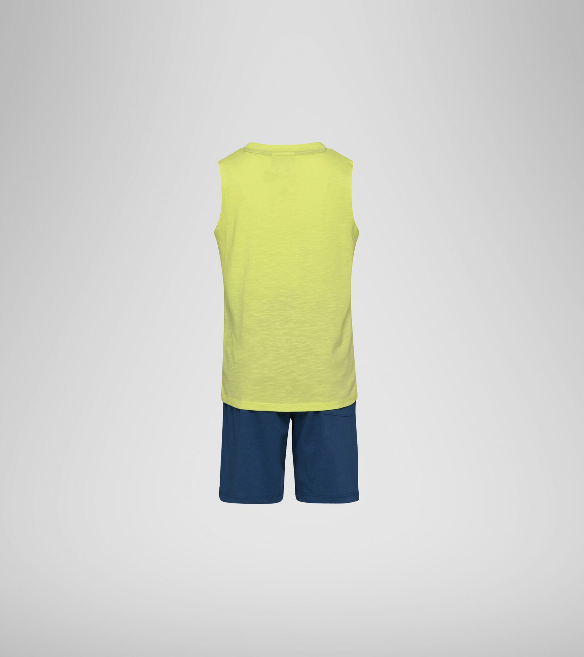Apparel Sport BAMBINO JB. SET SL LOGO ELEMENTS GREEN SUNNY LIME Diadora