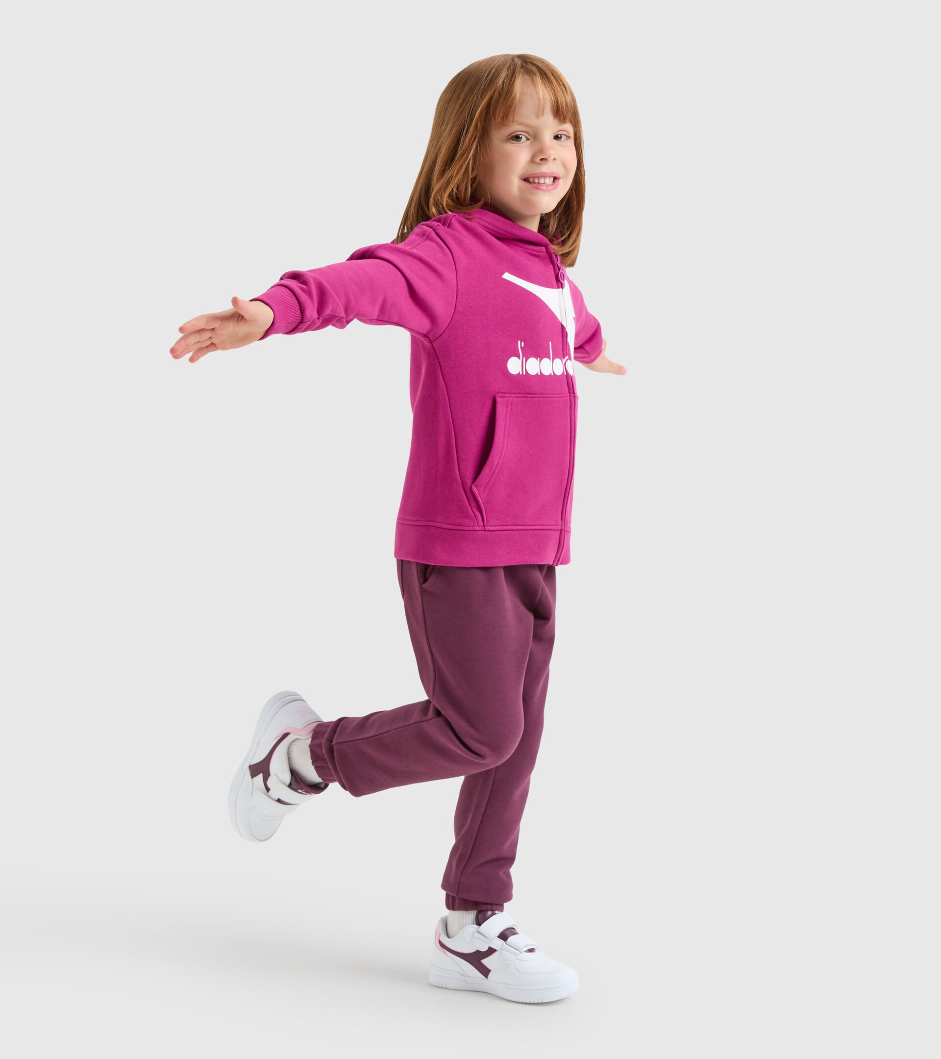 Chándal - Niños JU.TRACKSUIT HD FZ CHROMIA FUCSIA FESTIVAL - Diadora