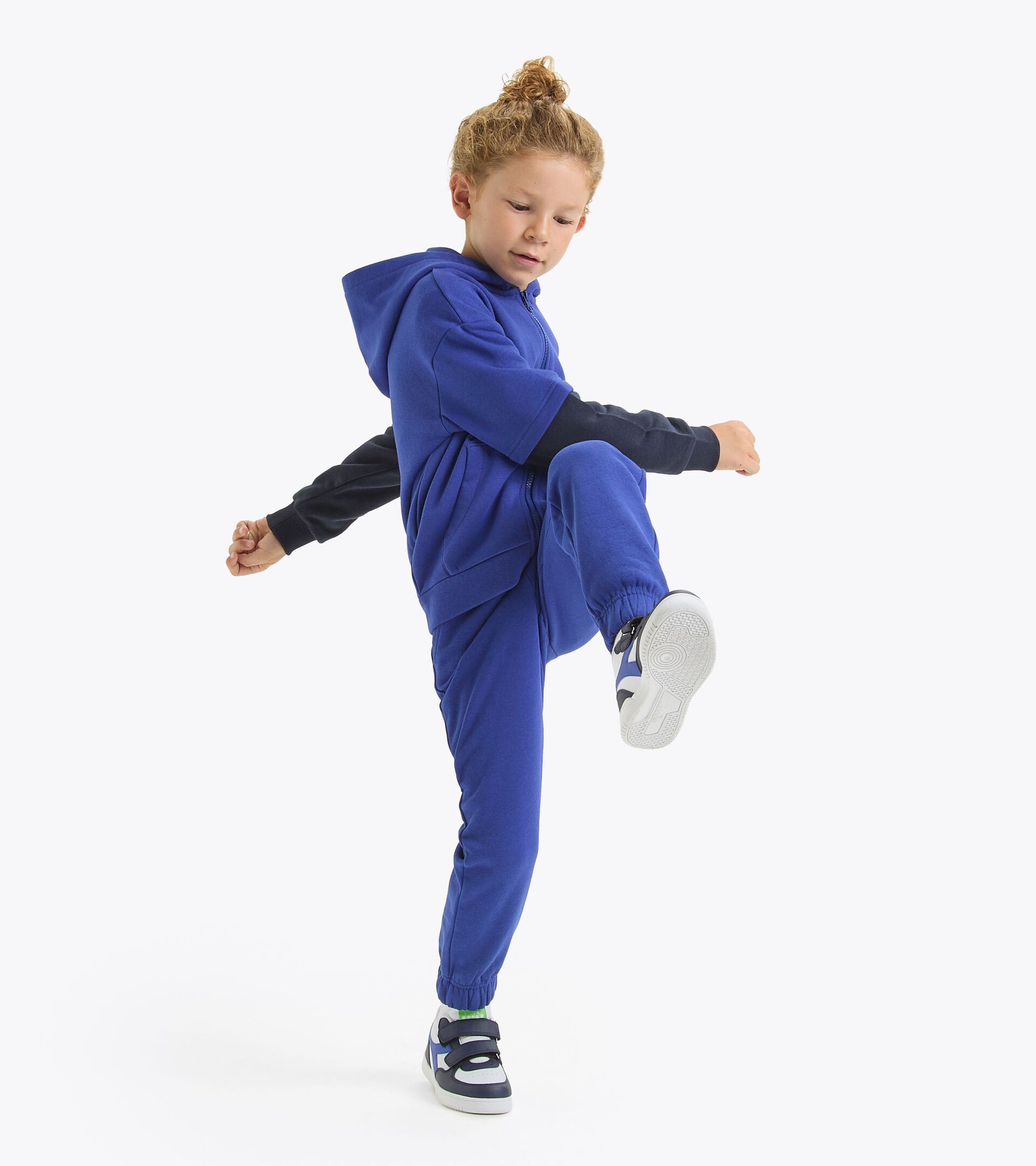 Chándal de deporte - Niño JB. TRACKSUIT HD FZ NEON AZUL NAVEGAR EN LA WEB - Diadora