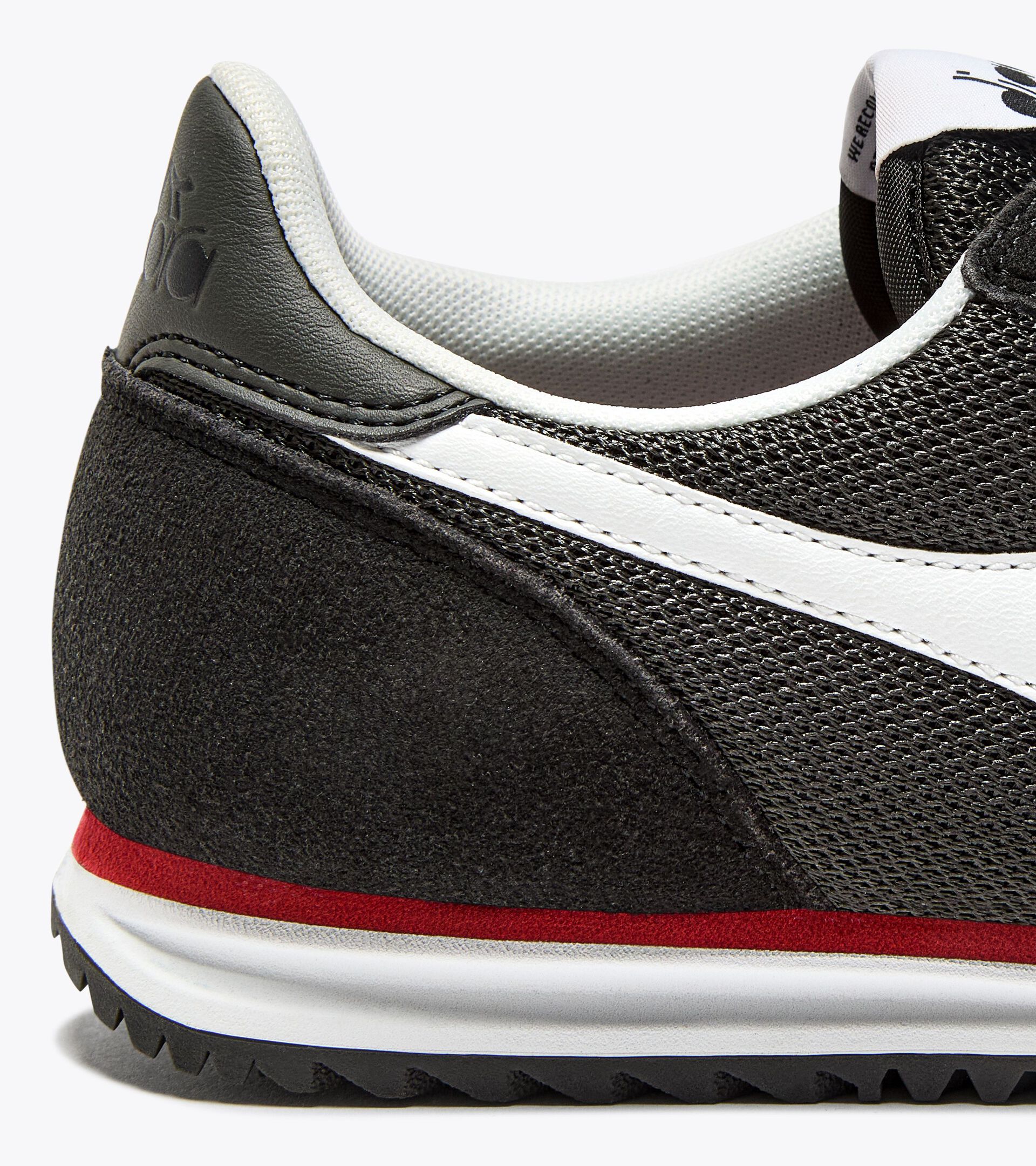 Low-profile suede sneaker - All-gender CROSS BLACK BELUGA - Diadora