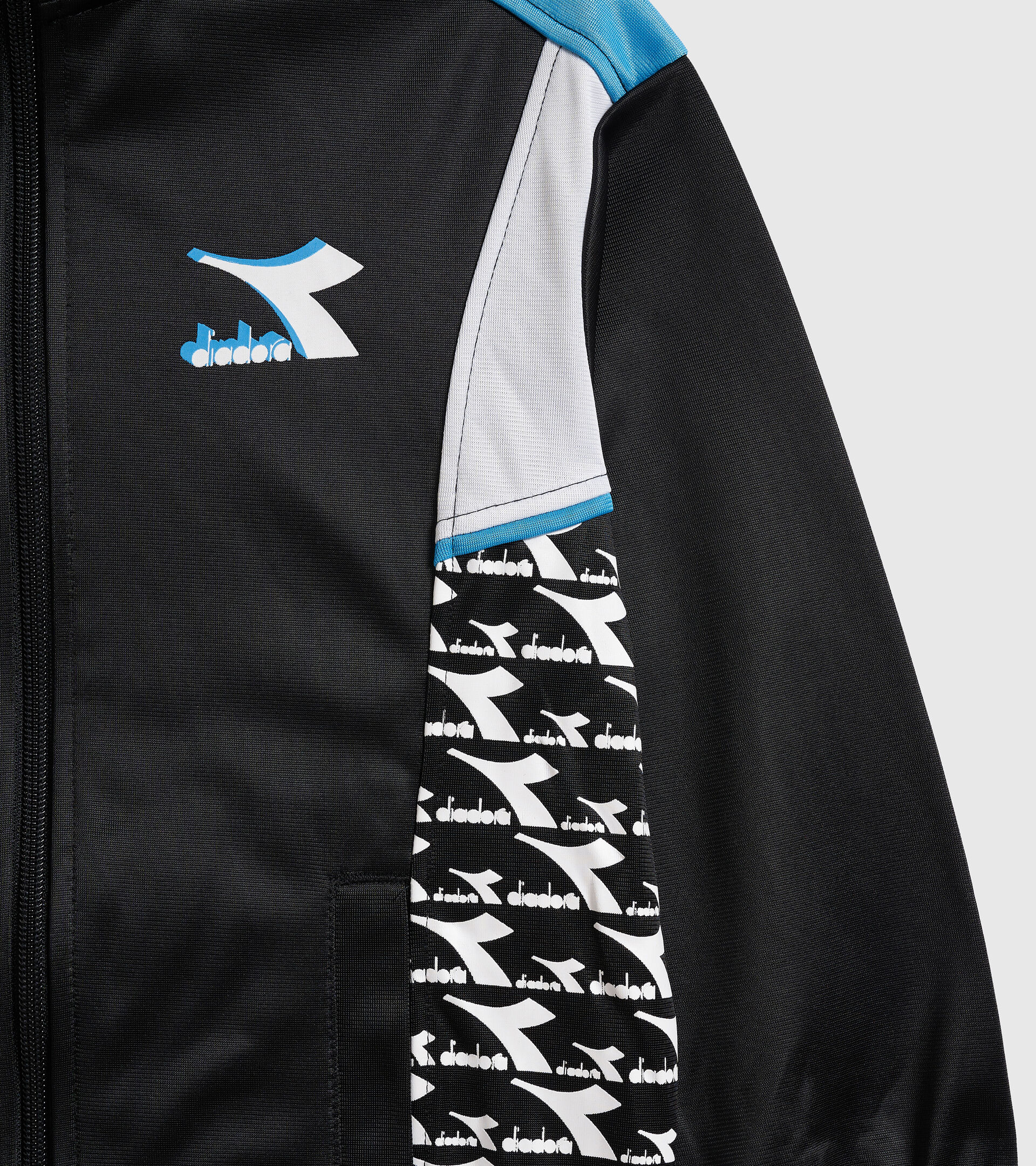 Tracksuit - Kids JU. LIGHT FZ TRACKSUIT CUBIC BLACK - Diadora