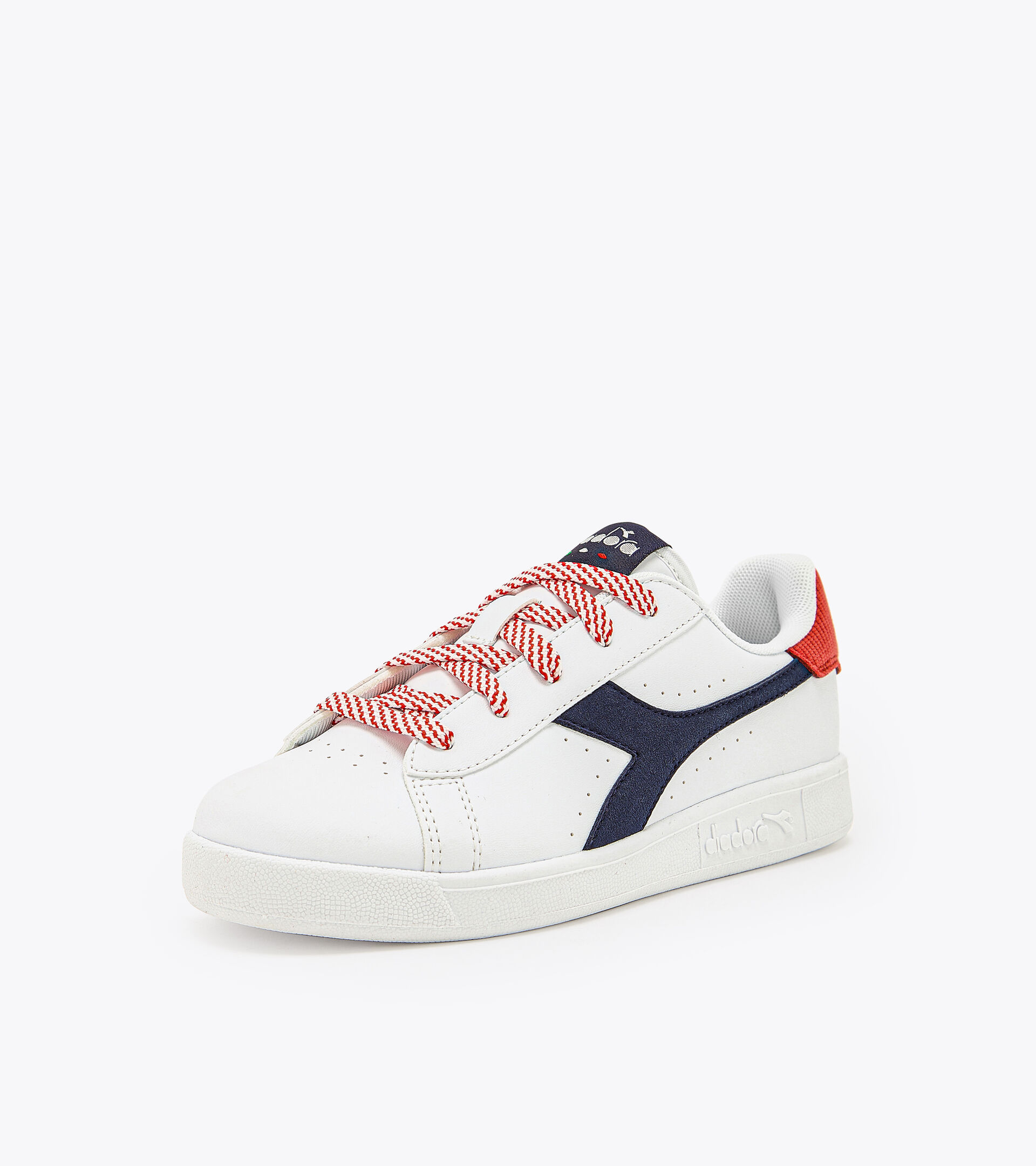 Chaussures de sport - Jeunes 8-16 ans GAME P ACE GS BLANC/BLEU CABAN - Diadora