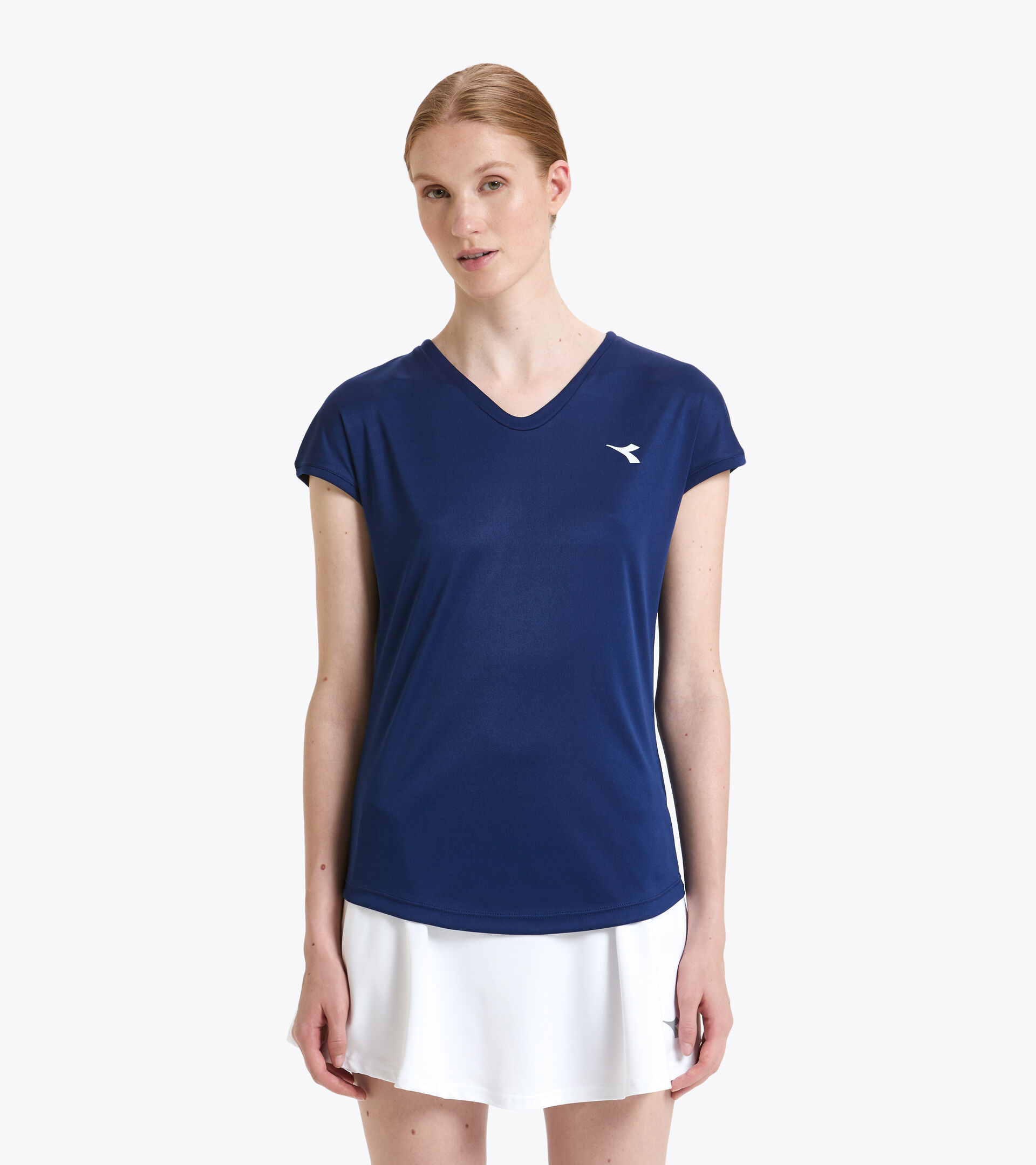 Tennis-T-Shirt - Damen L. T-SHIRT TEAM GUTBLAU - Diadora