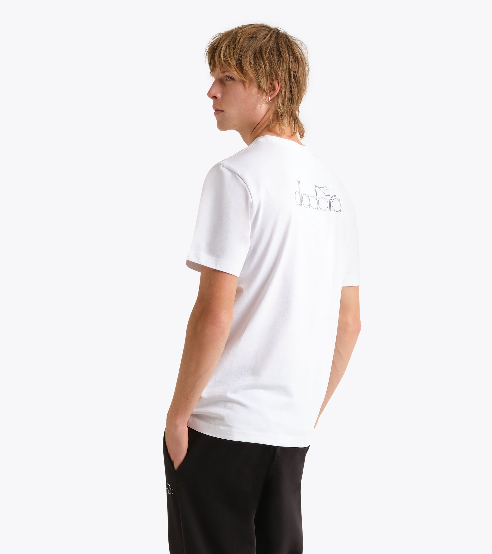 Logo T-shirt - Men&rsquo;s
 T-SHIRT SS LOGO EXC. I OPTICAL WHITE - Diadora