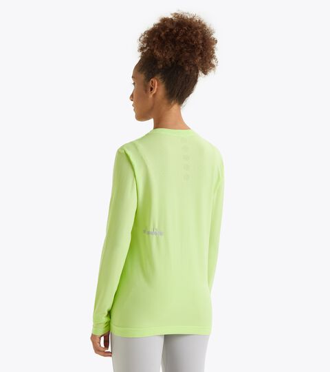 L. LS T-SHIRT SKIN FRIENDLY, SHADOW LIME Seamless running t-shirt - Made in Italy - Women’s
L. LS T-SHIRT SKIN FRIENDLY SHADOW LIME - Diadora