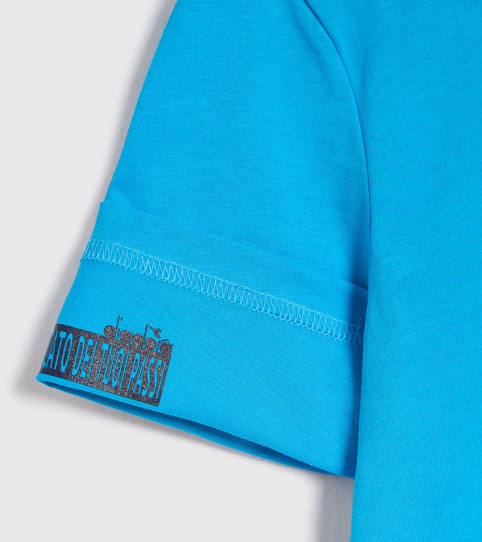 Organic cotton t-shirt - Unisex T-SHIRT SS MANIFESTO SKY BLUE INTENSE - Diadora