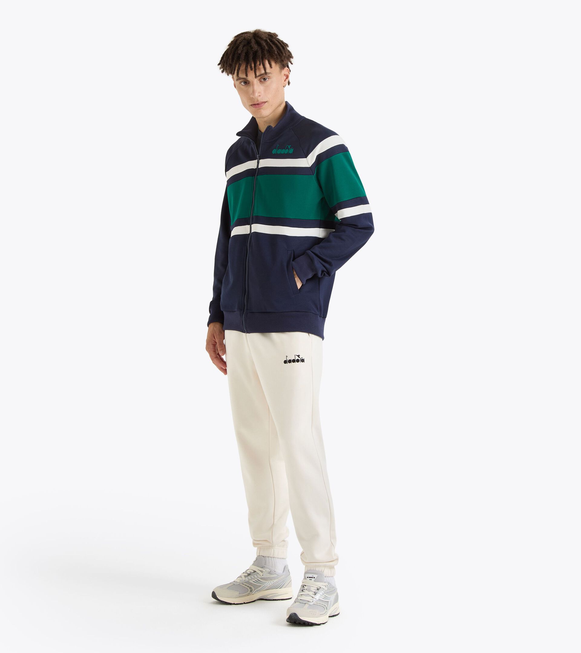 Sportjacke im Regular Fit - Genderneutral JACKET 80S AVENTURIN - Diadora