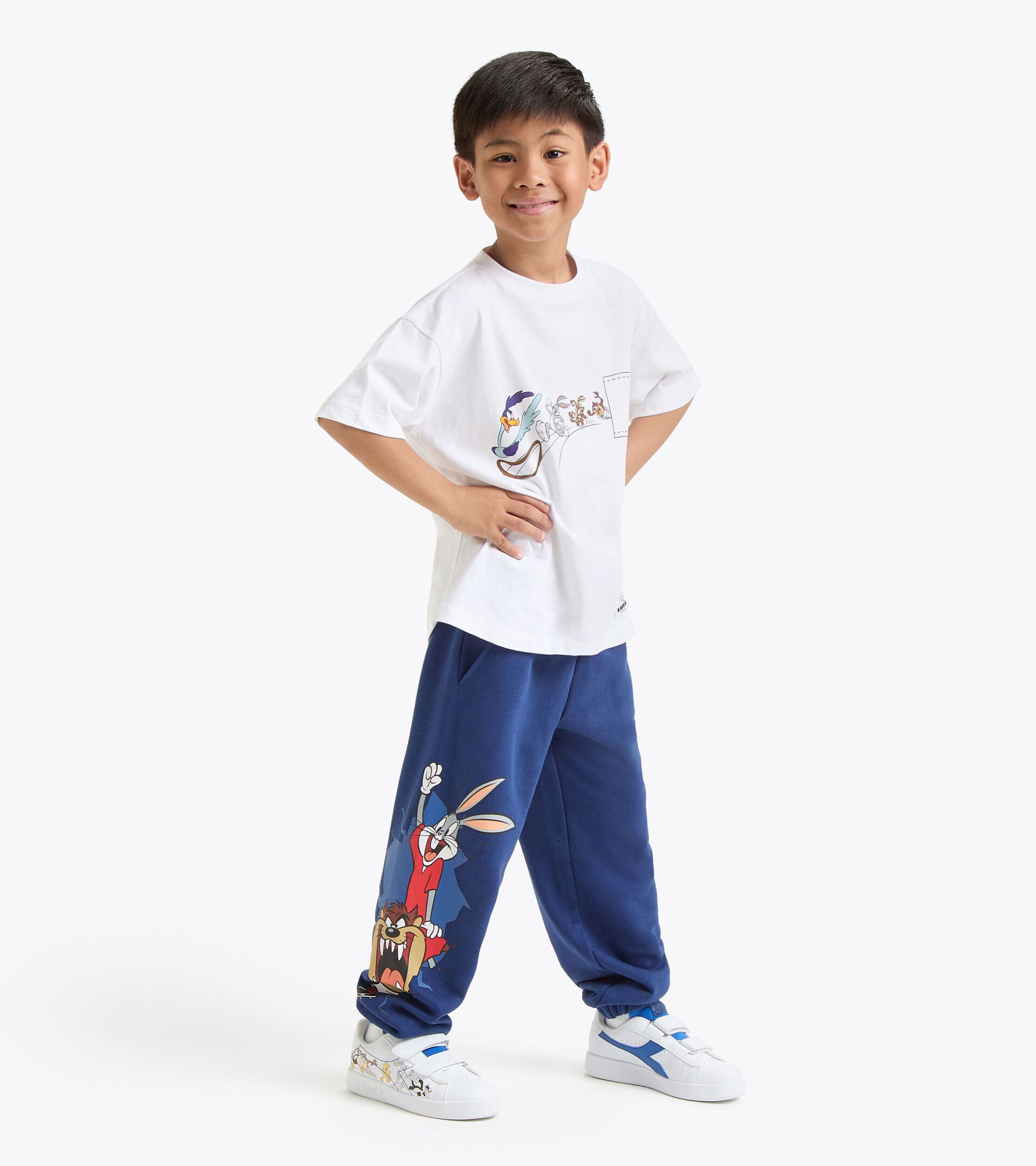 Looney Tunes sweatpants - Gender Neutral - Kids 
 JU.JOGGER PANT TEAM LT SALTIRE NAVY - Diadora
