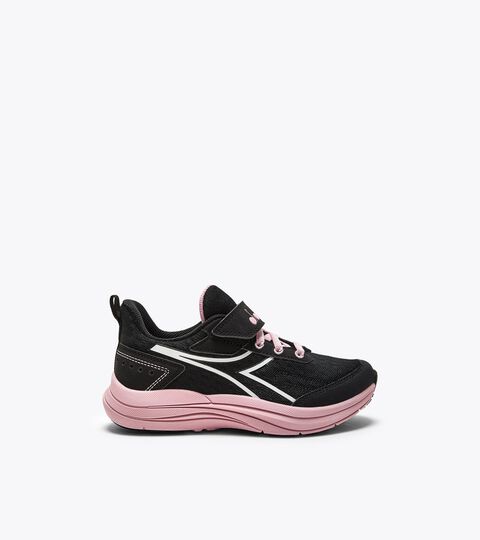 Junior running shoes - Gender Neutral SNIPE JR BLACK/ORCHID PINK - Diadora