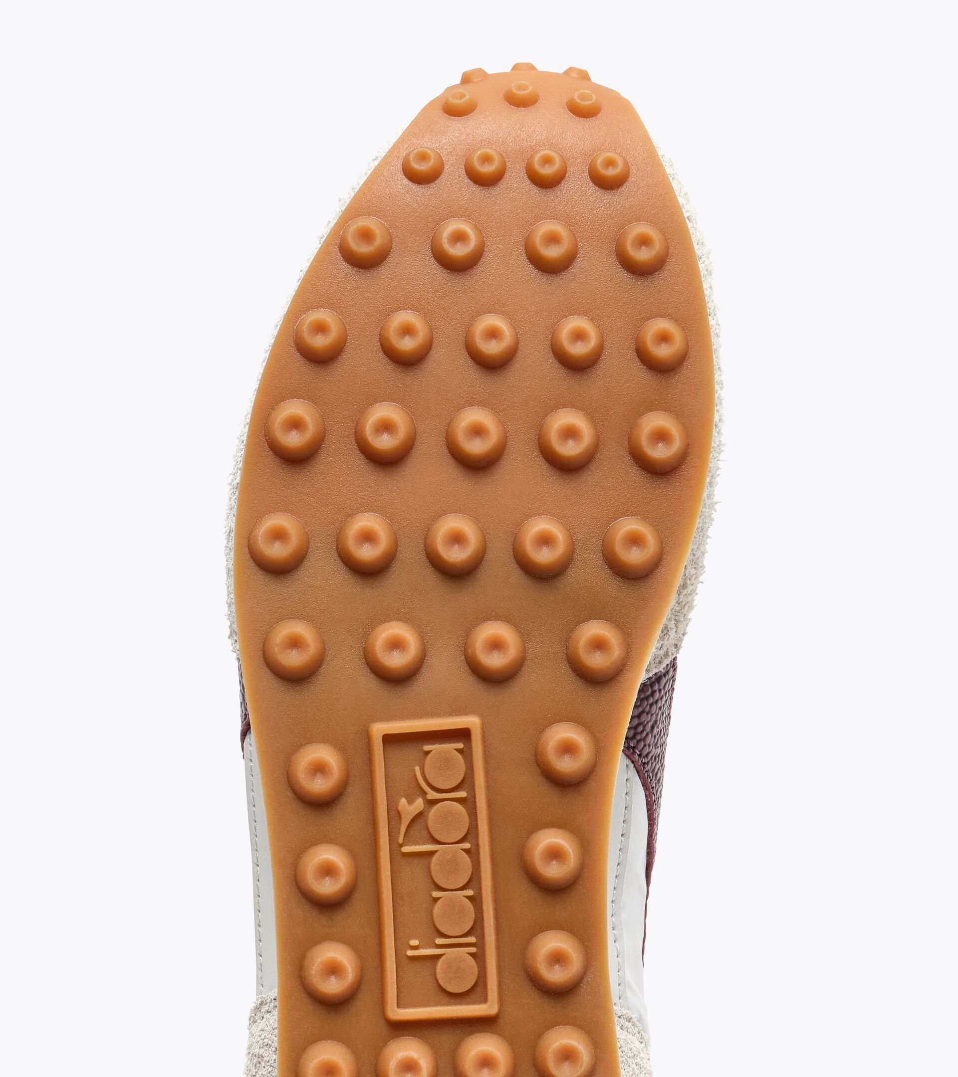 Low-profile leather sneaker - Women&rsquo;s RALLY INDOOR WHITE/ADVENT VIOLET - Diadora