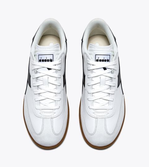 TRAINER, BLANCO/NEGRO Zapatilla de piel - Para todos los géneros TRAINER BLANCO/NEGRO - Diadora