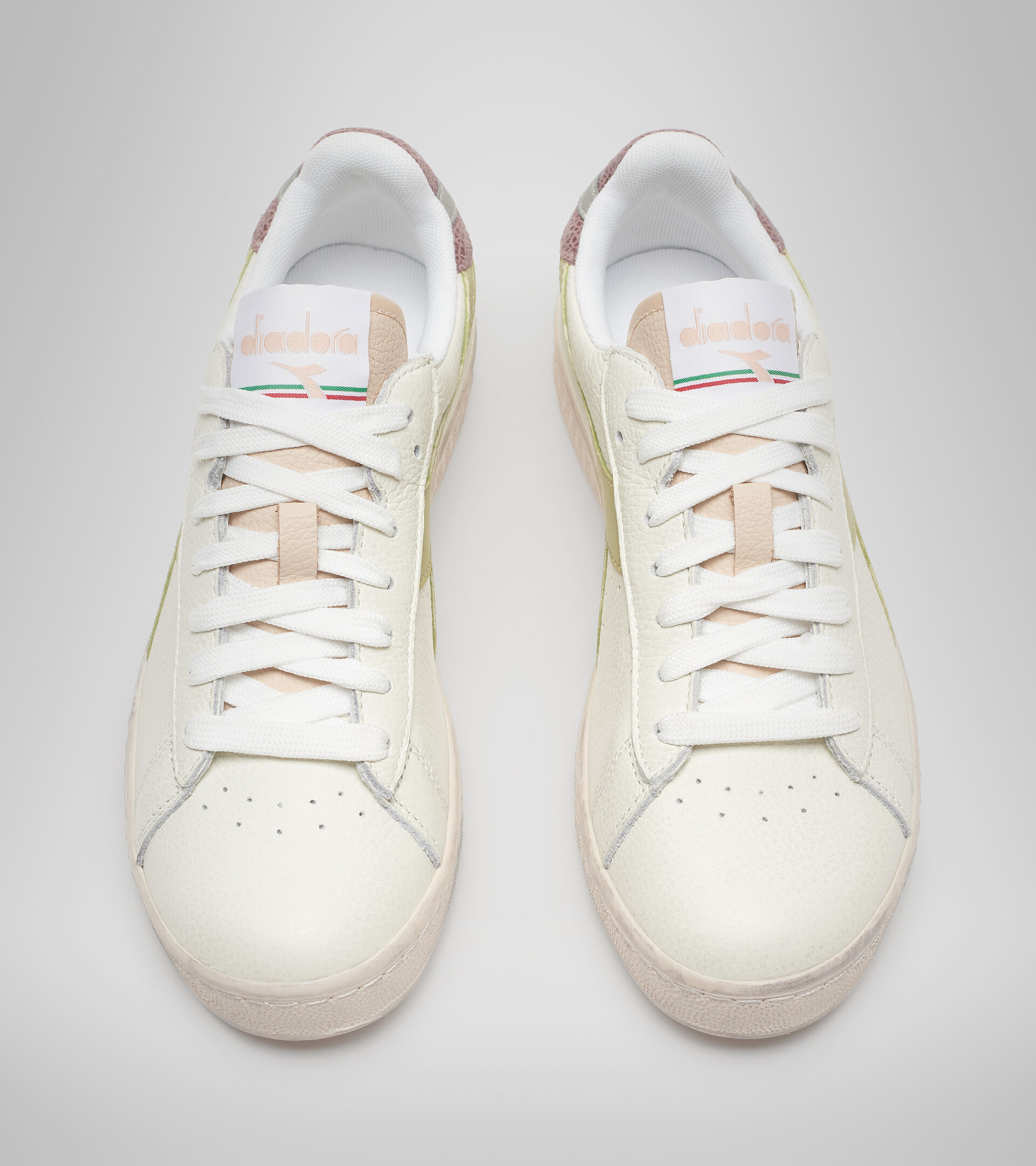 Sports shoes - Women GAME L LOW ICONA WN WHITE/ANTLER/FLINT GRAY - Diadora