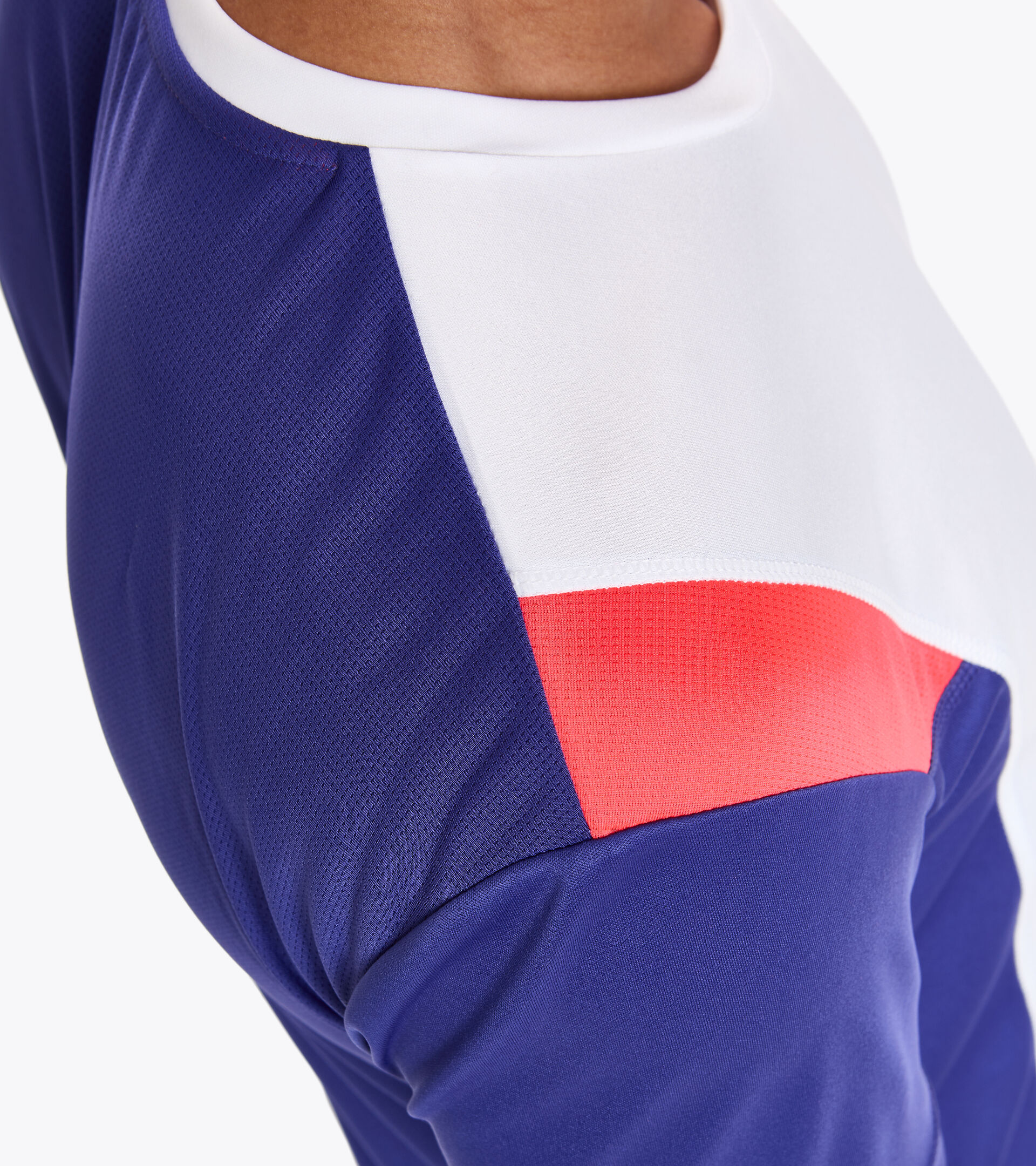 Training T-shirts -Men SS T-SHIRT RUN OPTICAL WHITE - Diadora