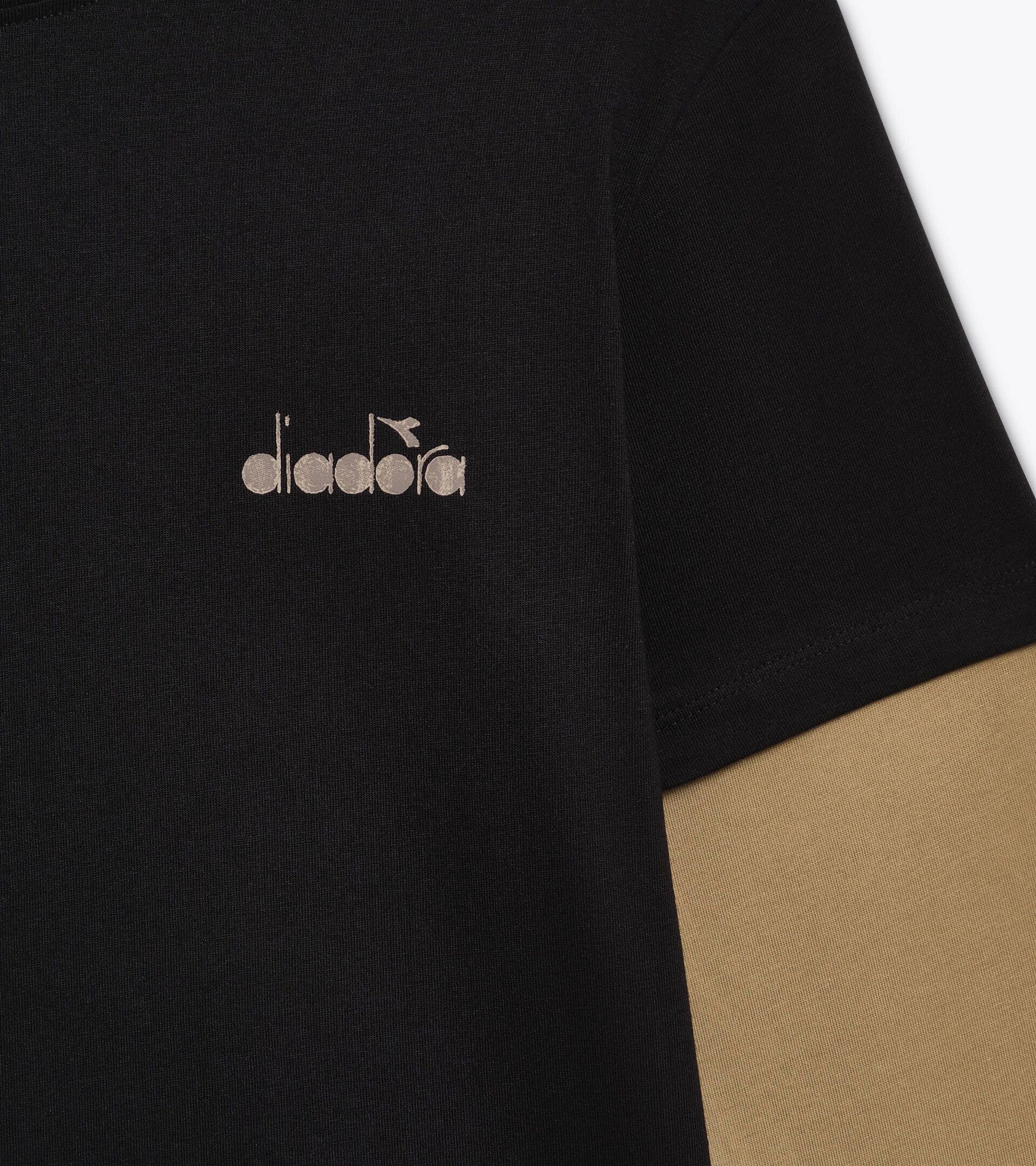 Long sleeved shirt - Boy JB. T-SHIRT LS FRIENDLY TEAM BLACK - Diadora