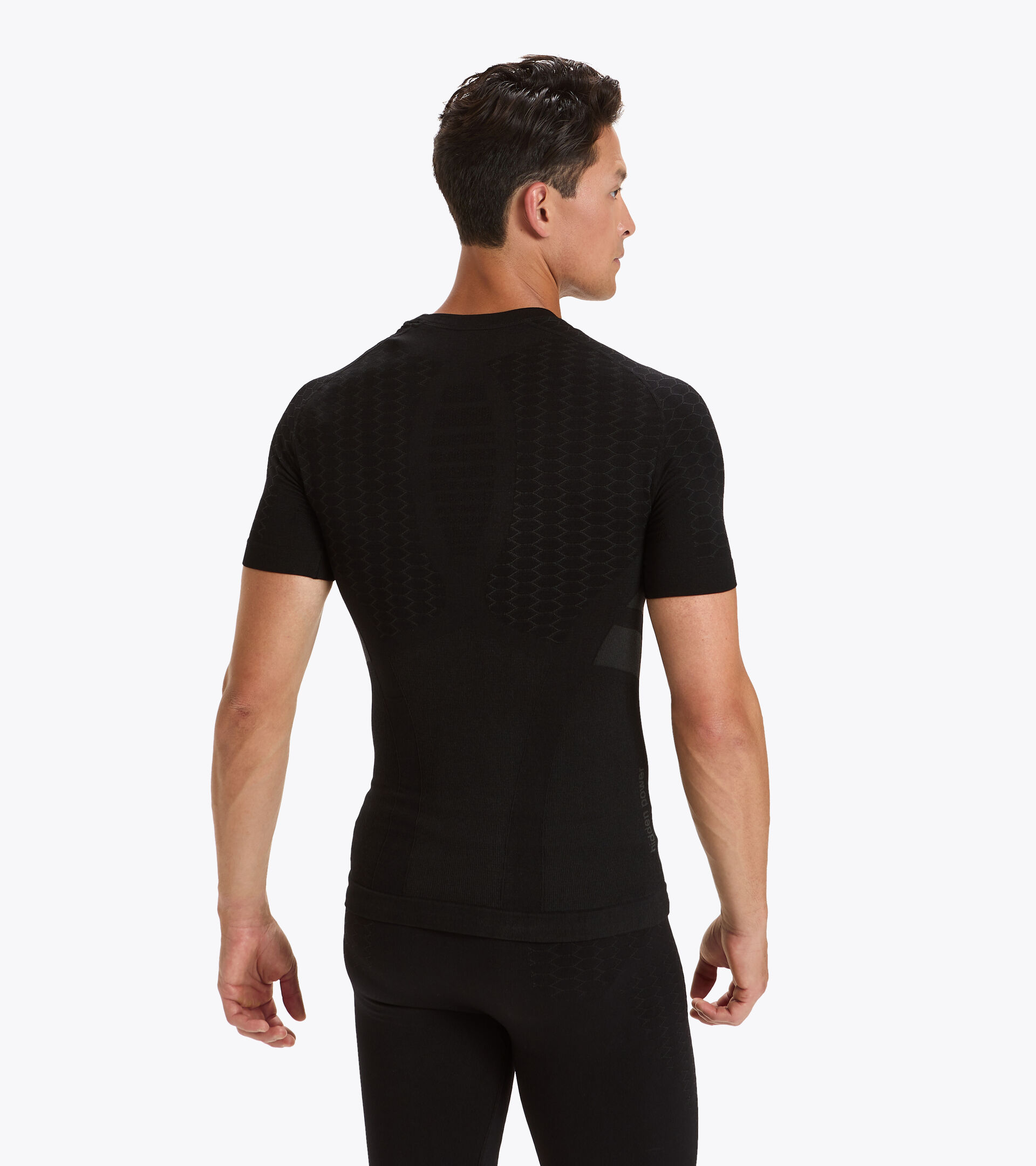 Short-sleeved training t-shirt - Men SS T-SHIRT ACT BLACK - Diadora