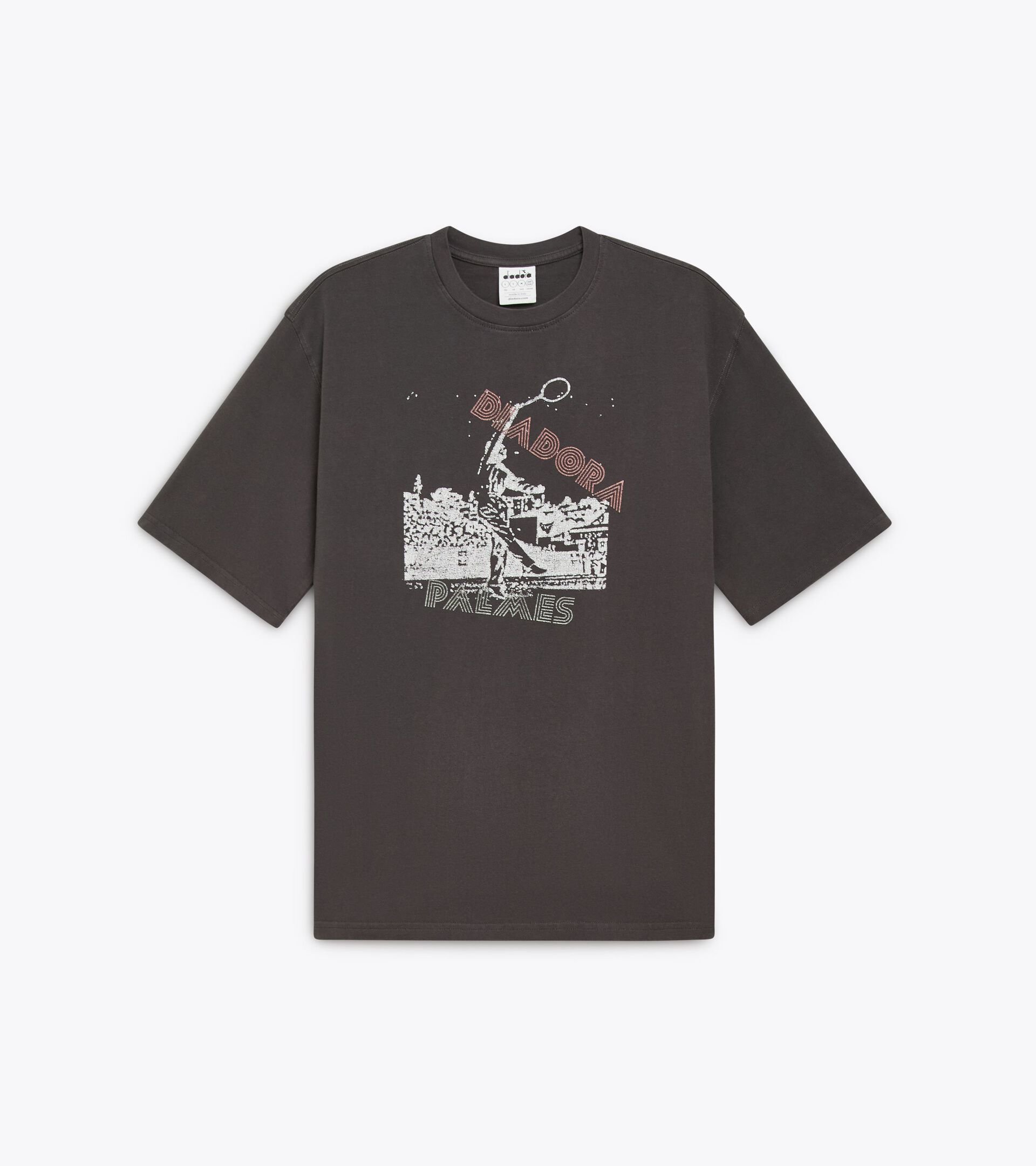 Legacy t-shirt with OG archive print - Made in Italy - All-gender
 T-SHIRT SS LEGACY I BLACK OYSTER - Diadora
