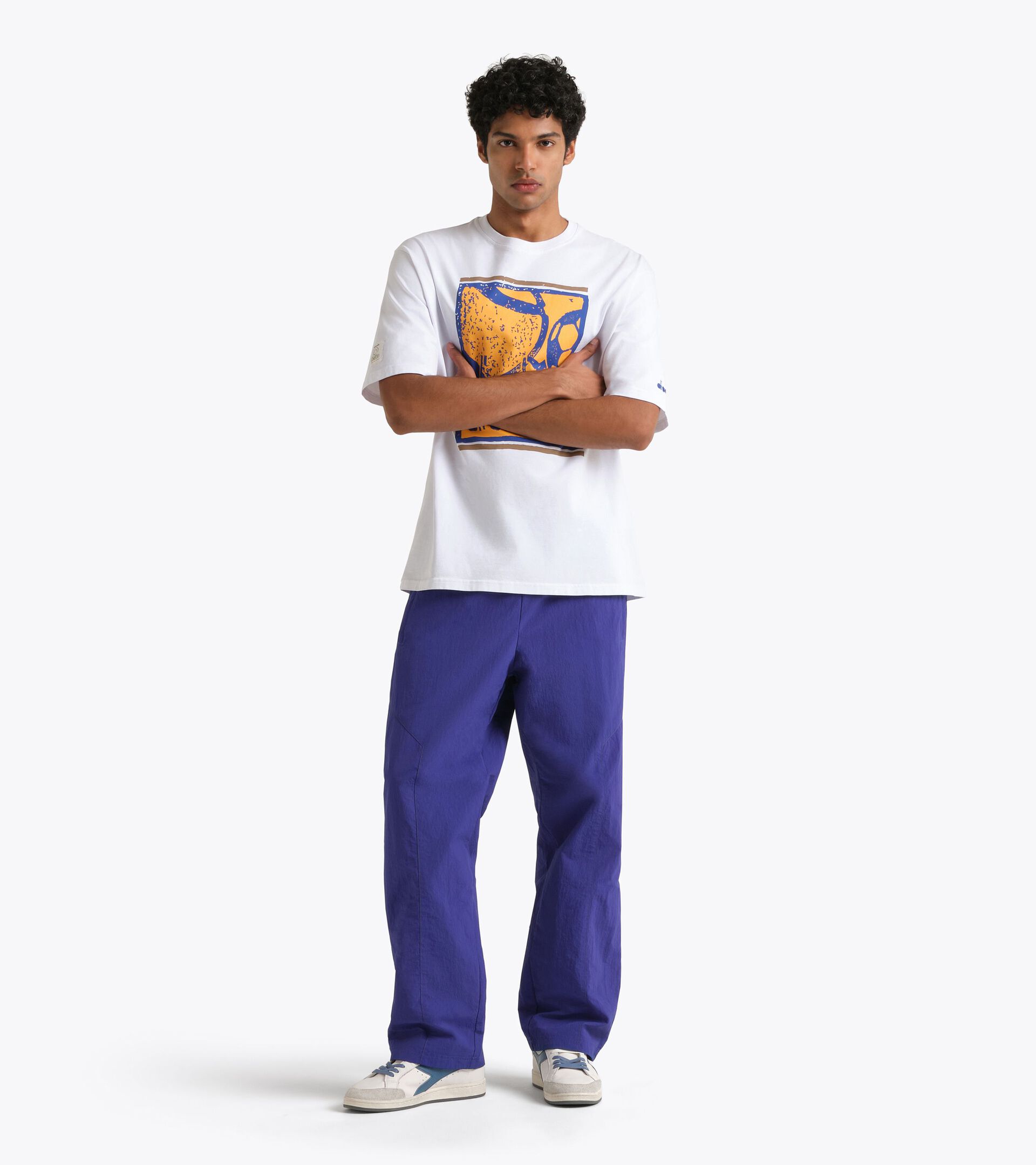 Legacy T-shirt - Made In Italy - All-gender T-SHIRT SS LEGACY I OPTICAL WHITE - Diadora