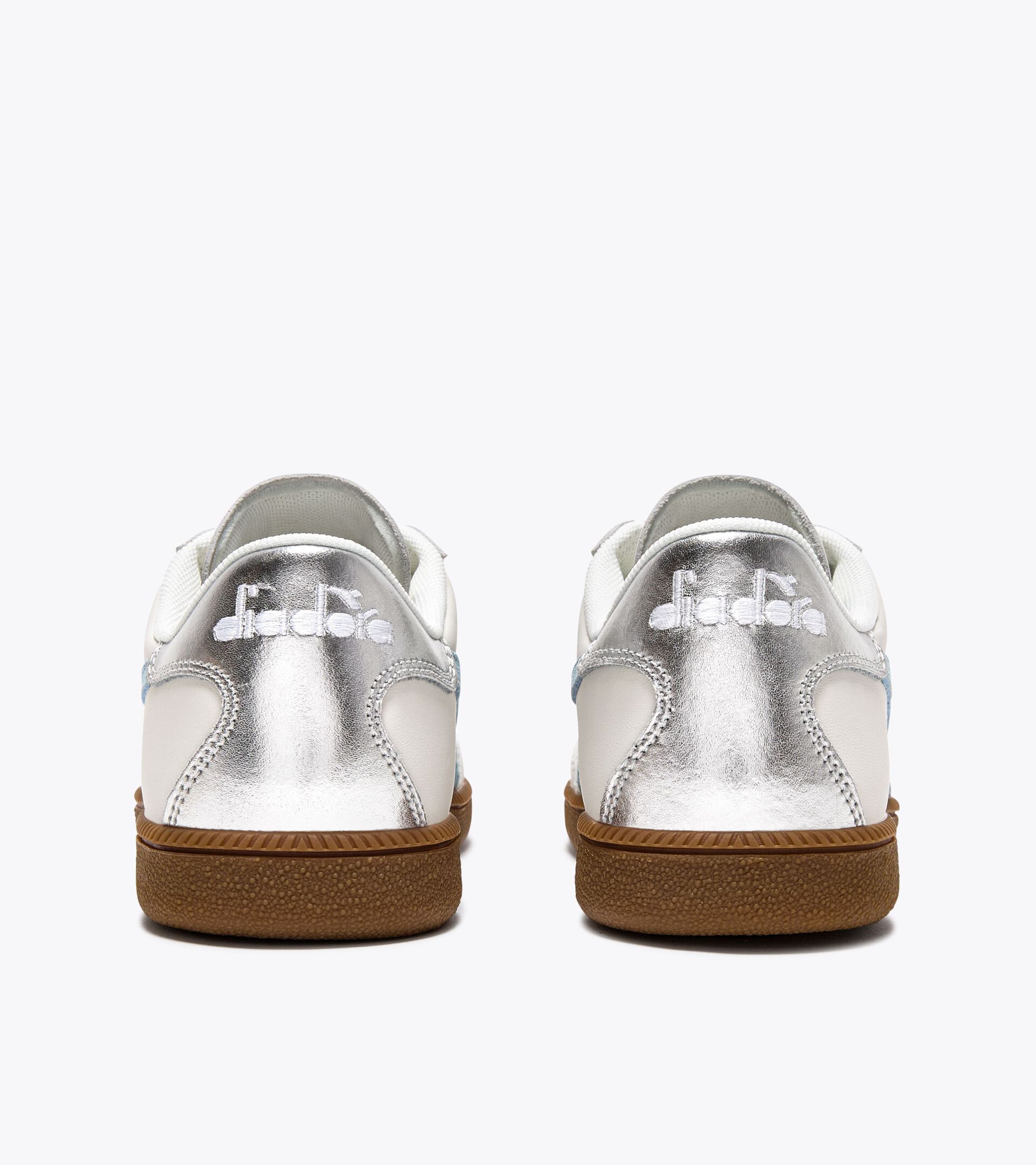 Sneaker aus Leder - alle Geschlechter TRAINER METAL WIESS/HELLBLAU - Diadora