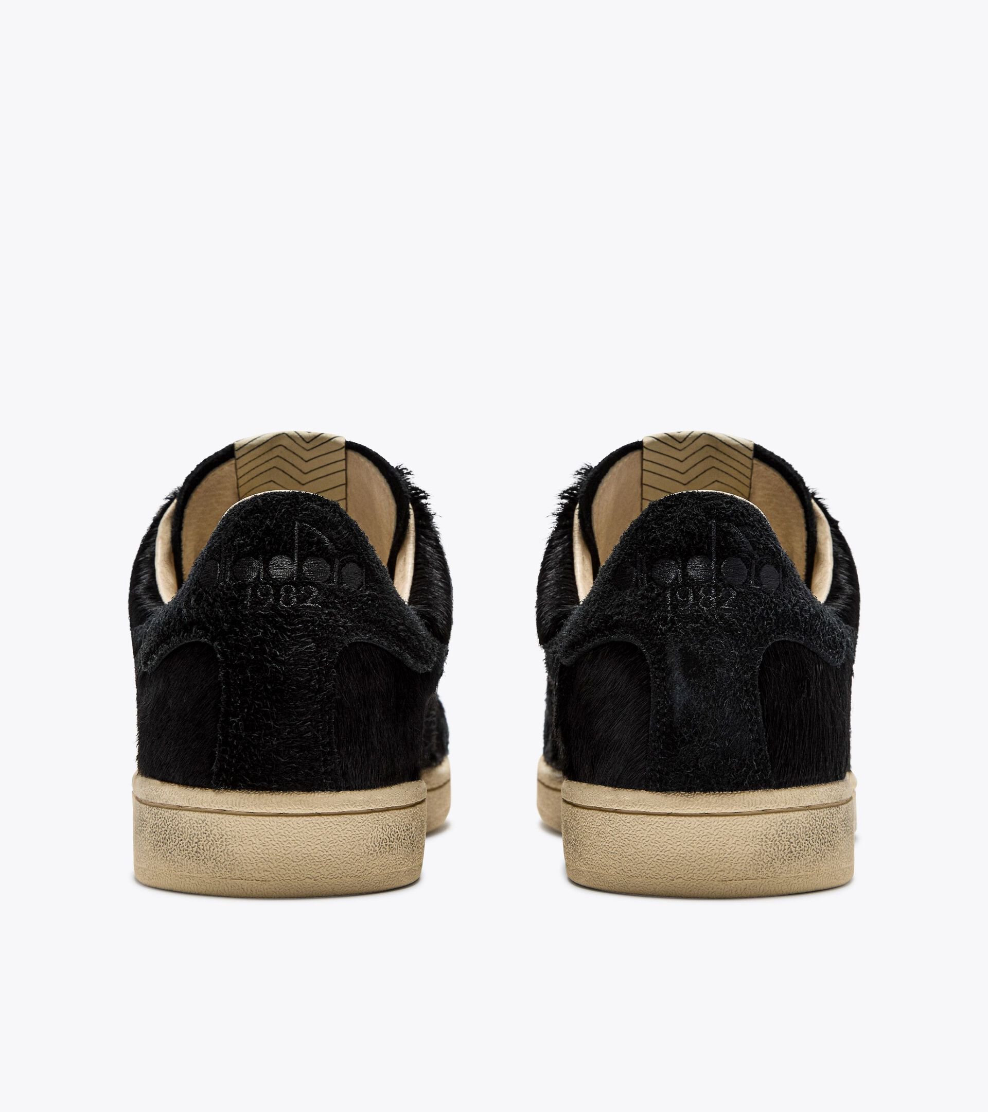 Zapatilla Heritage de piel - Made in Italy - Para todos los géneros PRESTIGE LUX ITALIA NEGRO - Diadora