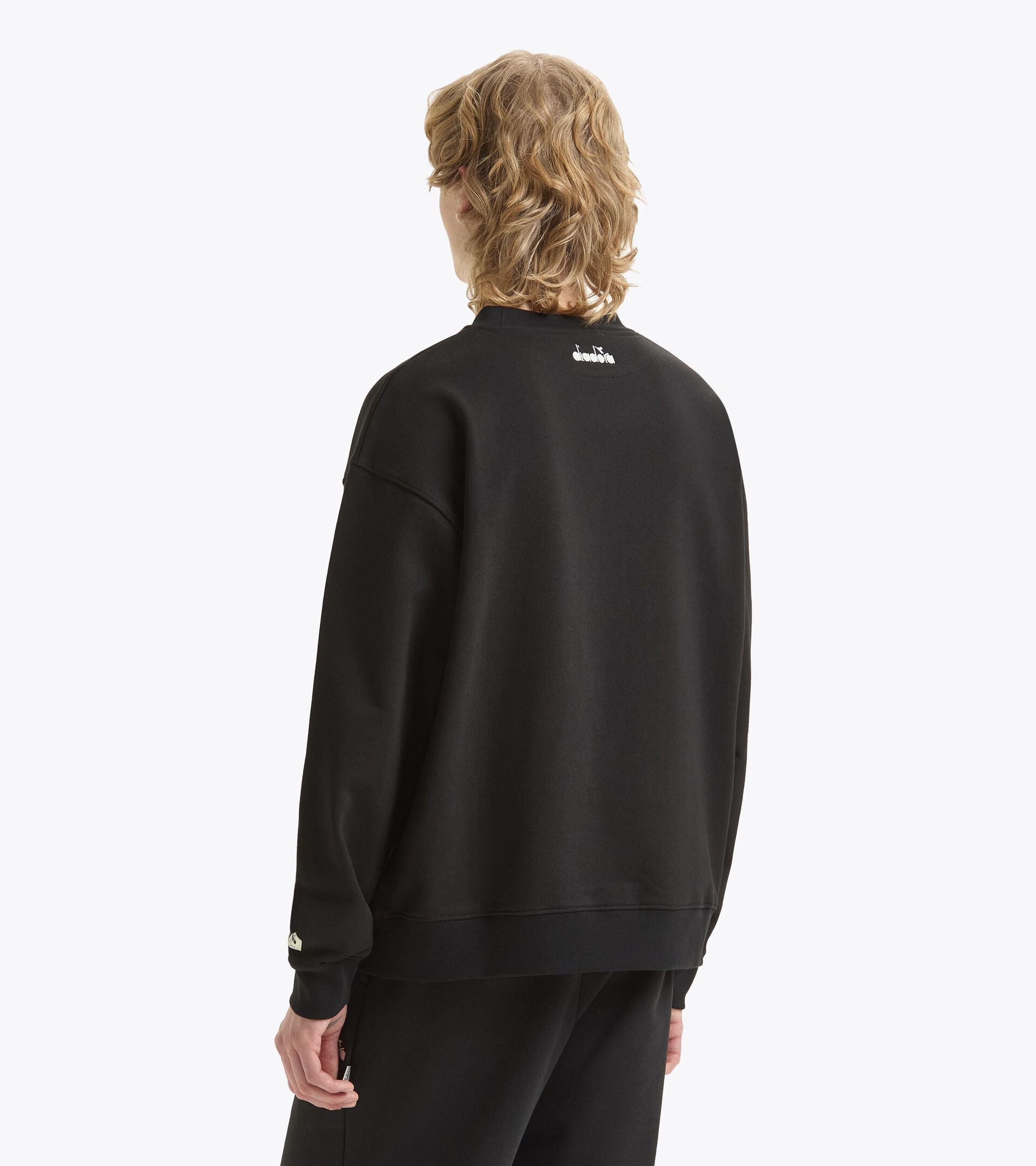 Crewneck sweatshirt - Made in Italy - Gender Neutral SWEATSHIRT CREW LEGACY BLACK - Diadora