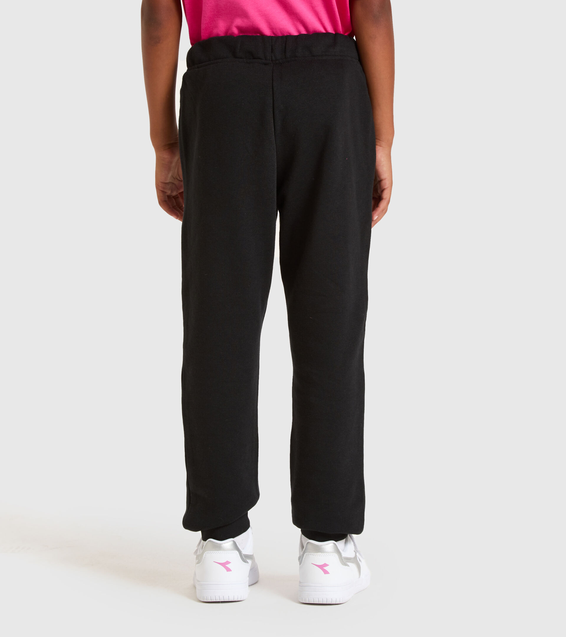 Sports trousers - Kids JU. CUFF PANTS CUBIC BLACK - Diadora