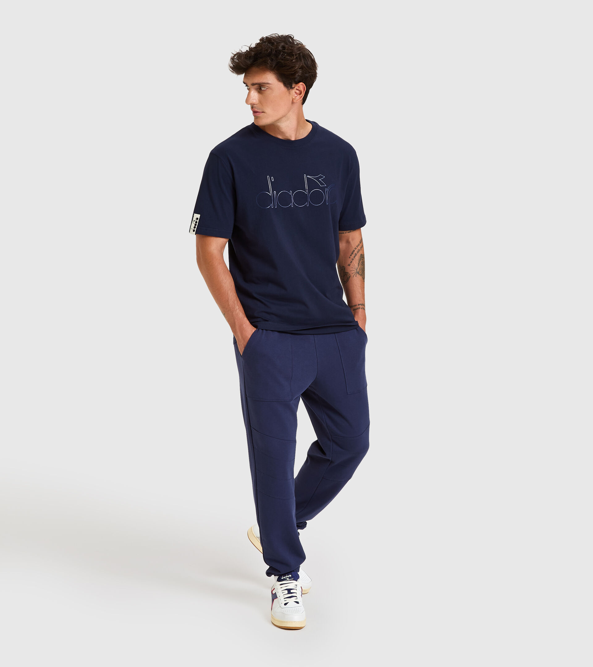 T-Shirt - Unisex T-SHIRT SS DIADORA HD CABAN BLAU - Diadora