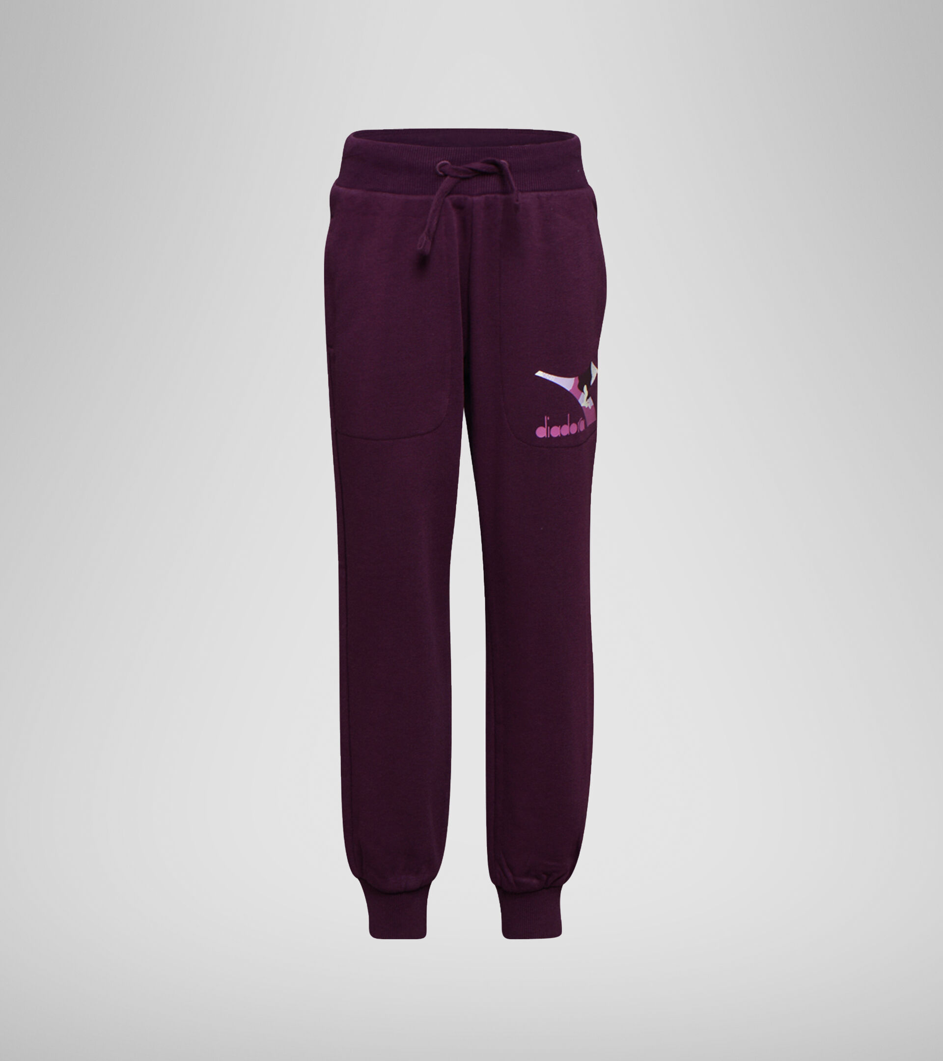 Sports trousers - Boys and girls JU.CUFF PANTS CHROMIA VIOLET GRAPE - Diadora