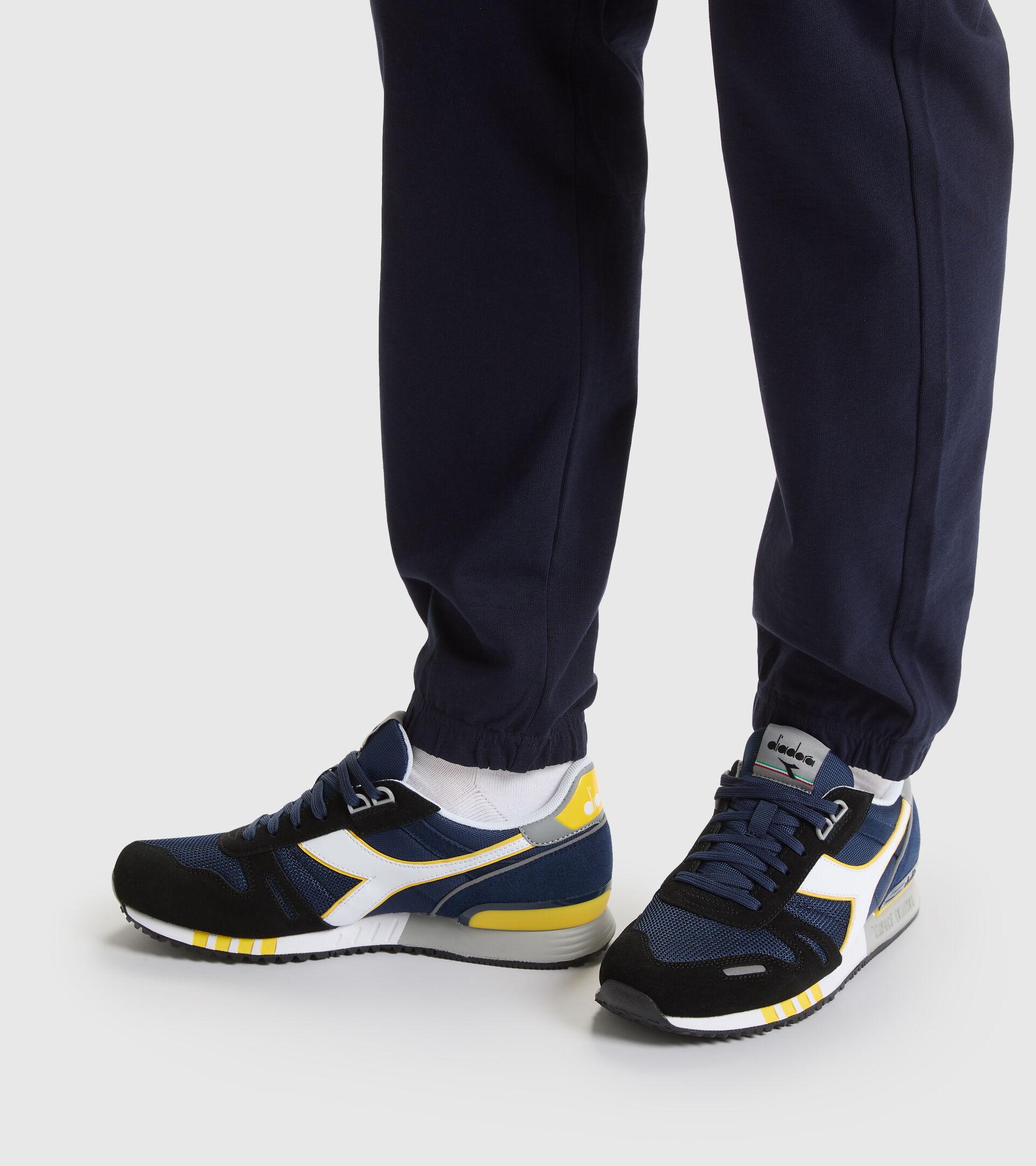 Sports shoe - Men TITAN BLUE CASPIAN SEA/GRAY - Diadora