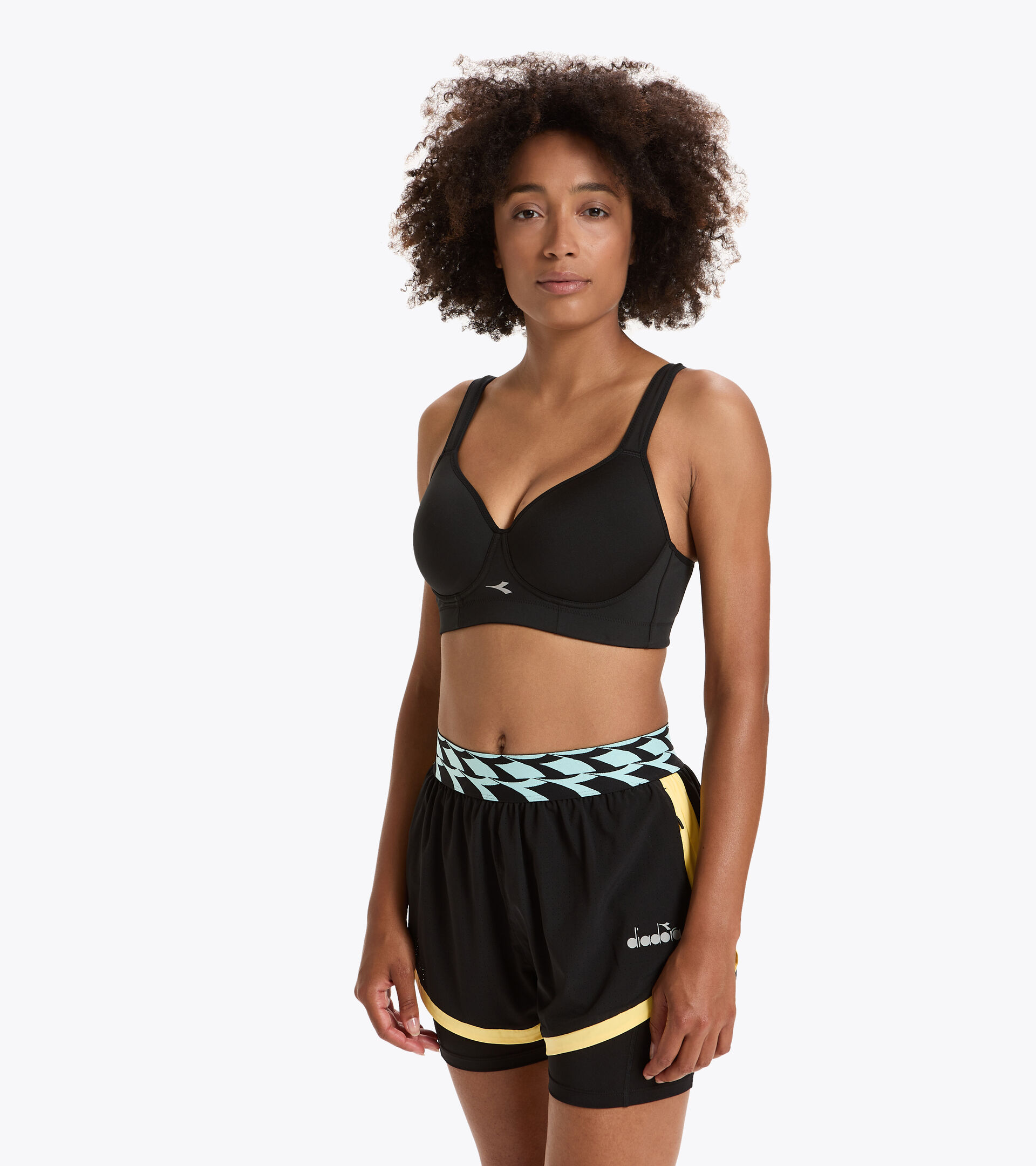 High-impact sports bra - Women L. HIGH BRA BLACK - Diadora