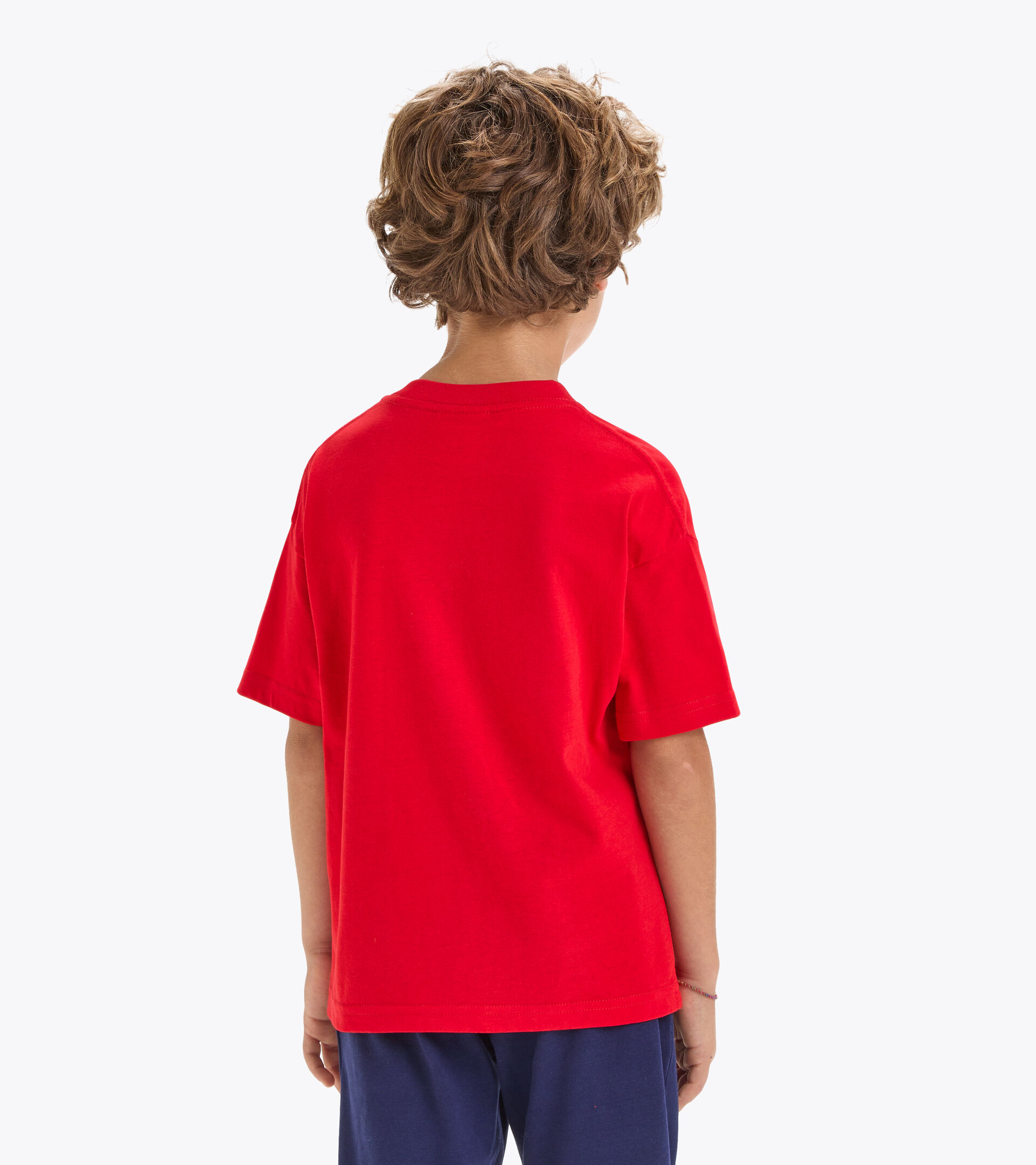 Sports T-shirt - Kids JU.T-SHIRT SS BL CARMINE RED - Diadora