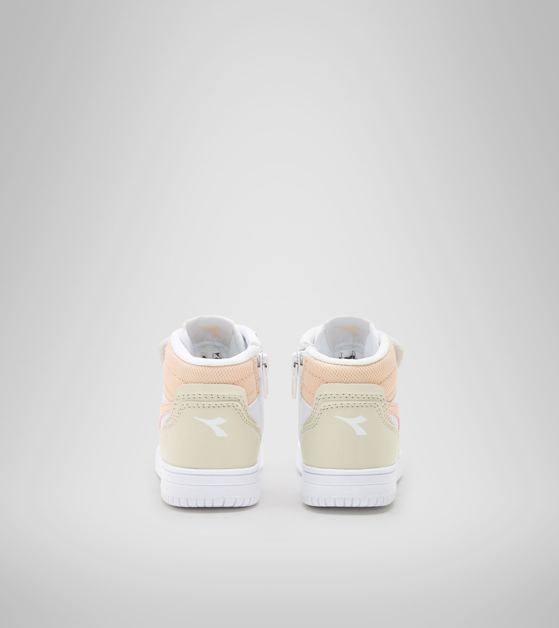 Sports shoes - Toddlers 1-4 years RAPTOR MID TD WHITE BONE/PASTEL ROSE TAN - Diadora