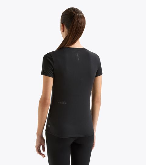 T-shirt de sport - Femme L. SS T-SHIRT RUN NOIR - Diadora